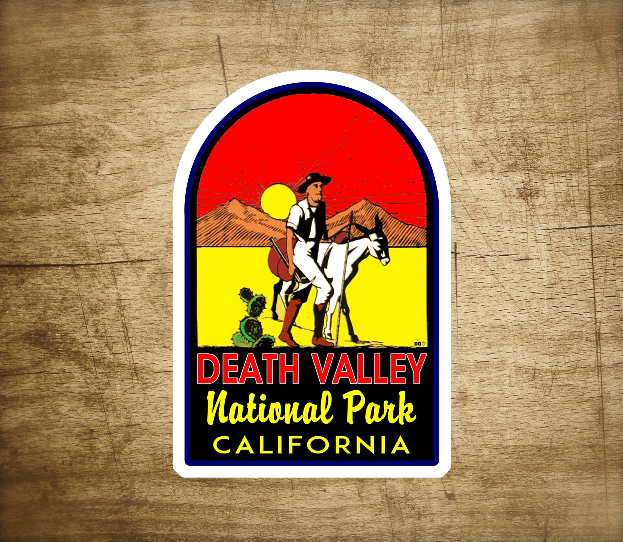 Death Valley National Park Decal Sticker 3.75" x 2.5" California Vinyl