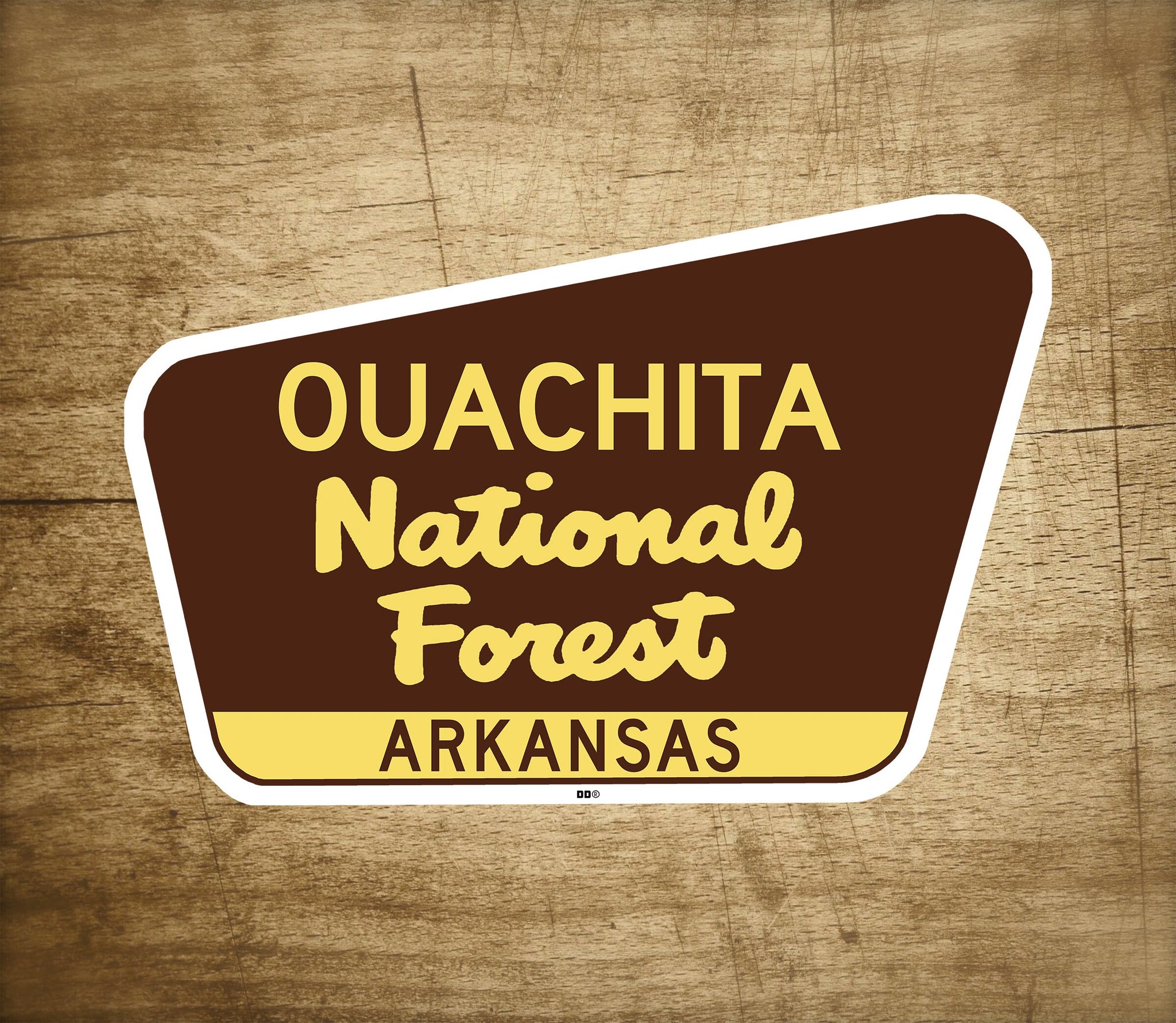 Ouachita National Forest Decal Sticker 3.75" x 2.5" Arkansas Park Vinyl