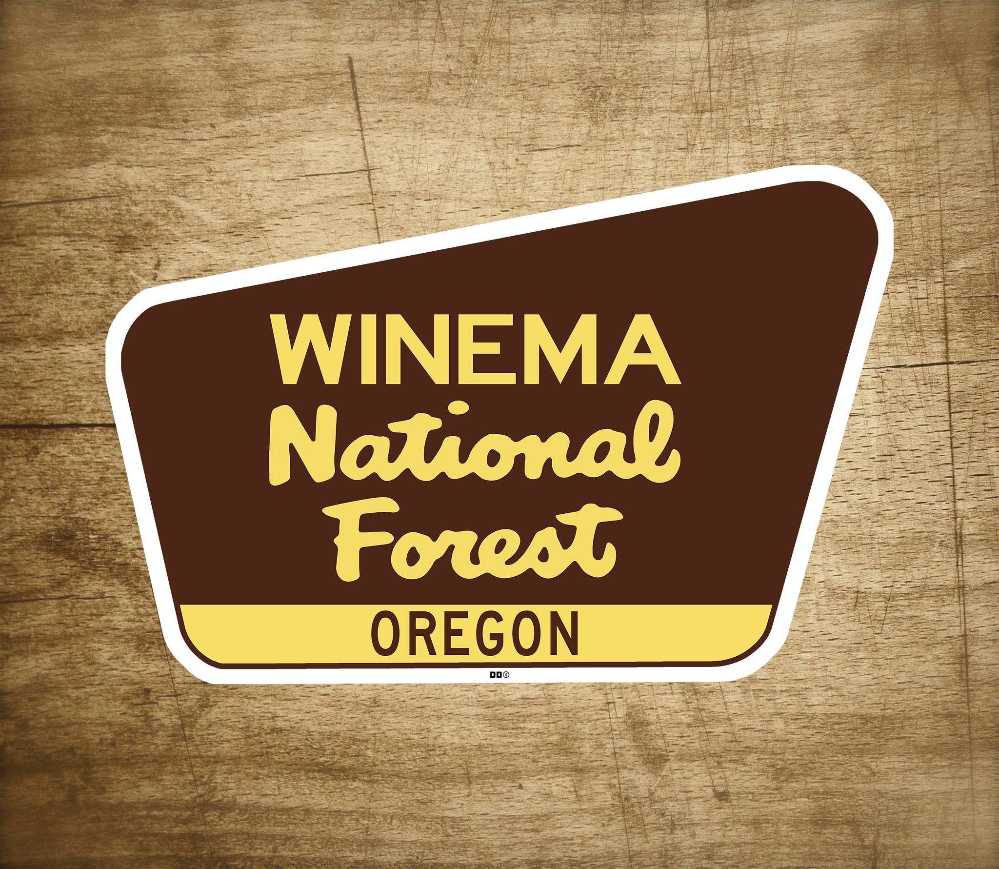 Winema National Forest Decal Sticker 3.75" x 2.5" Oregon Park Vinyl