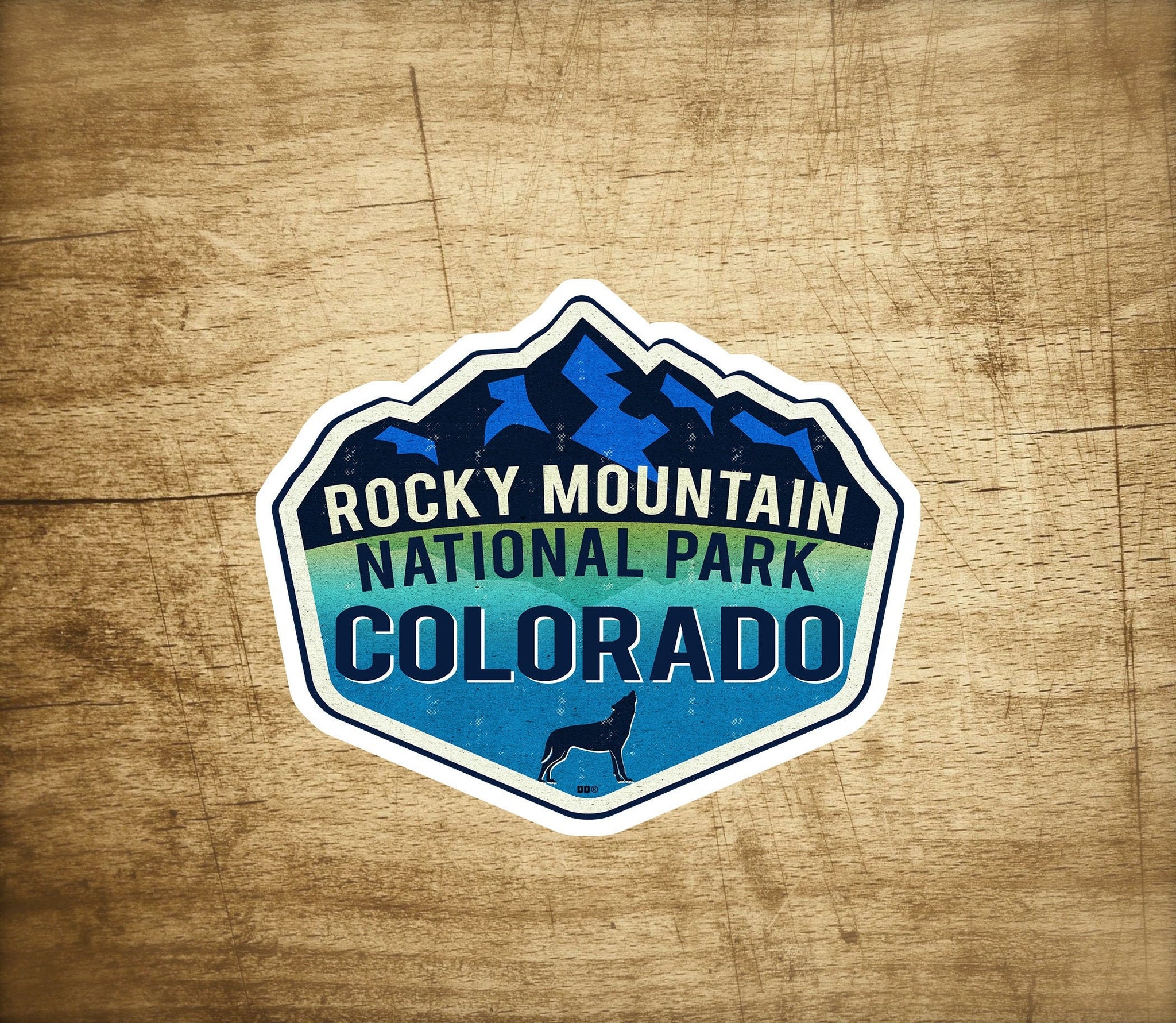 Rocky Mountain National Park 3.5" Sticker Decal Colorado Vinyl