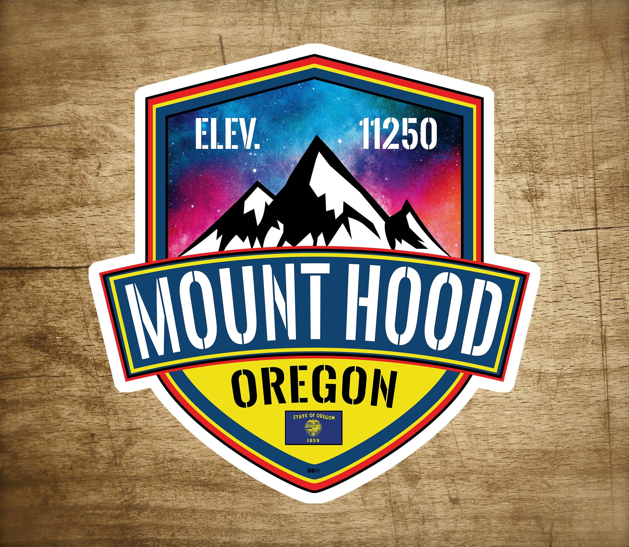 Ski Mount Hood Oregon Decal Sticker 3" Skiing Park Vinyl