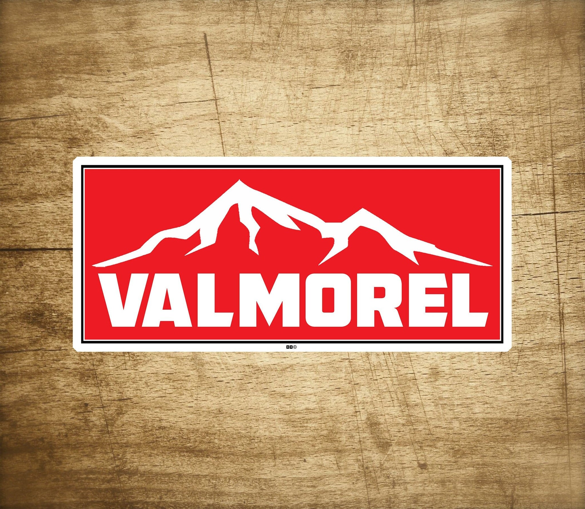 Ski Valmorel France Decal Sticker 3.75" x 1.75" Skiing Vinyl