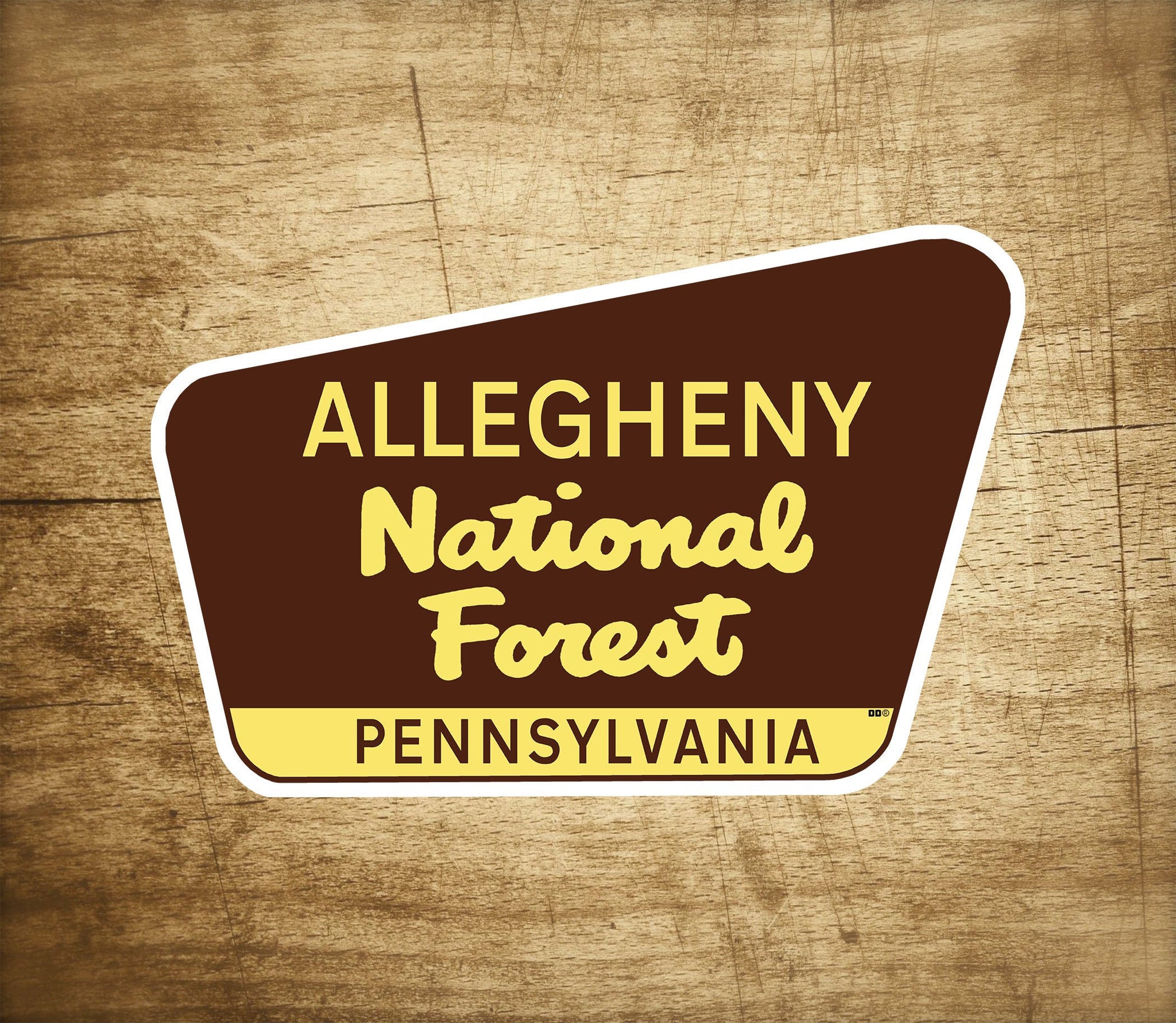 Allegheny National Forest Decal Sticker 3.75" x 2.5" Pennsylvania Park Vinyl