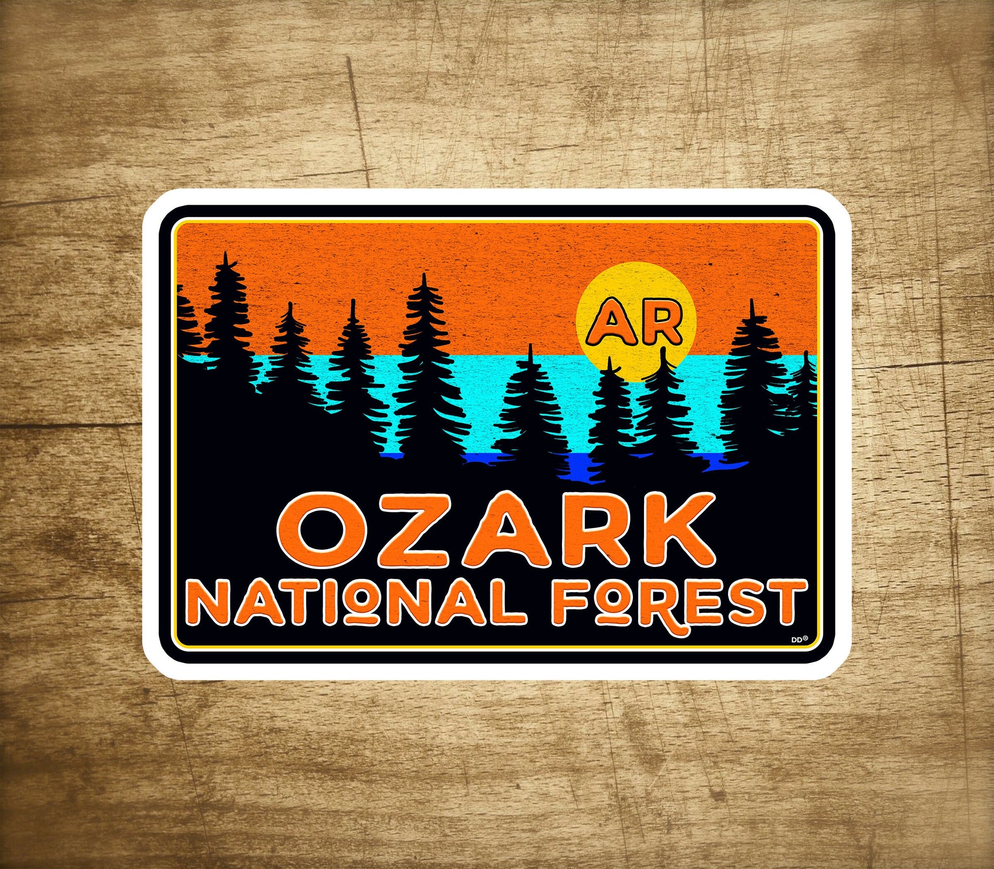 Ozark National Forest Decal Sticker 3.75" x 2.6" Arkansas Park Vinyl