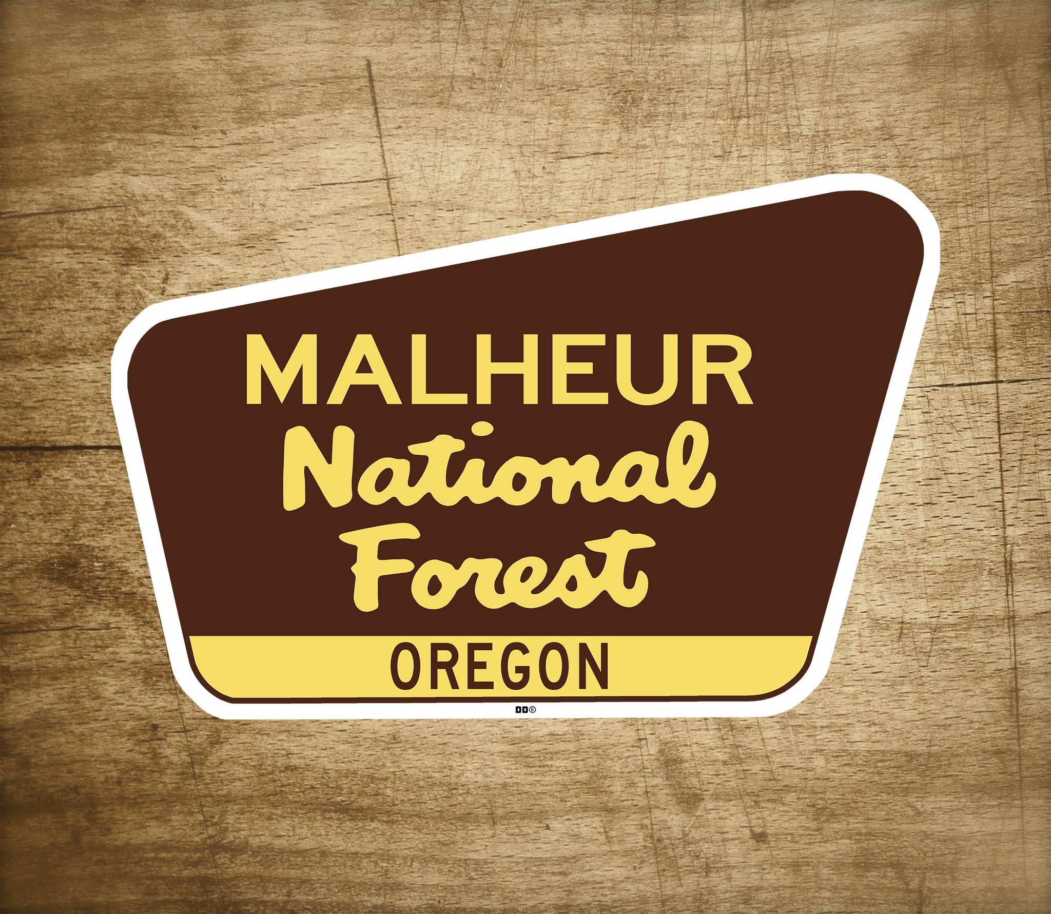 Malheur National Forest Decal Sticker 3.75" x 2.5" Oregon Park Vinyl