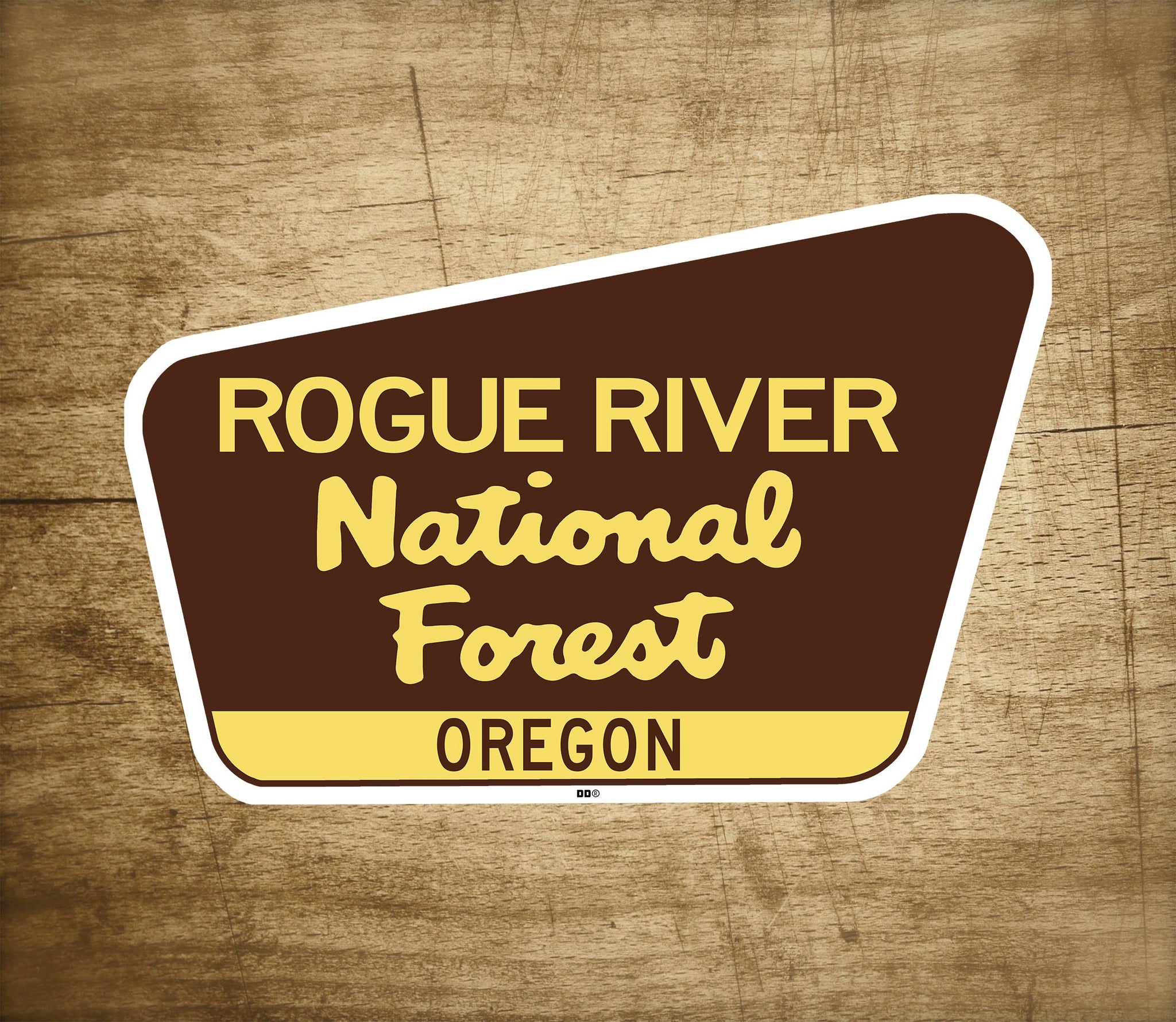 Rogue River National Forest Decal Sticker 3.75" x 2.5" Oregon Park Vinyl