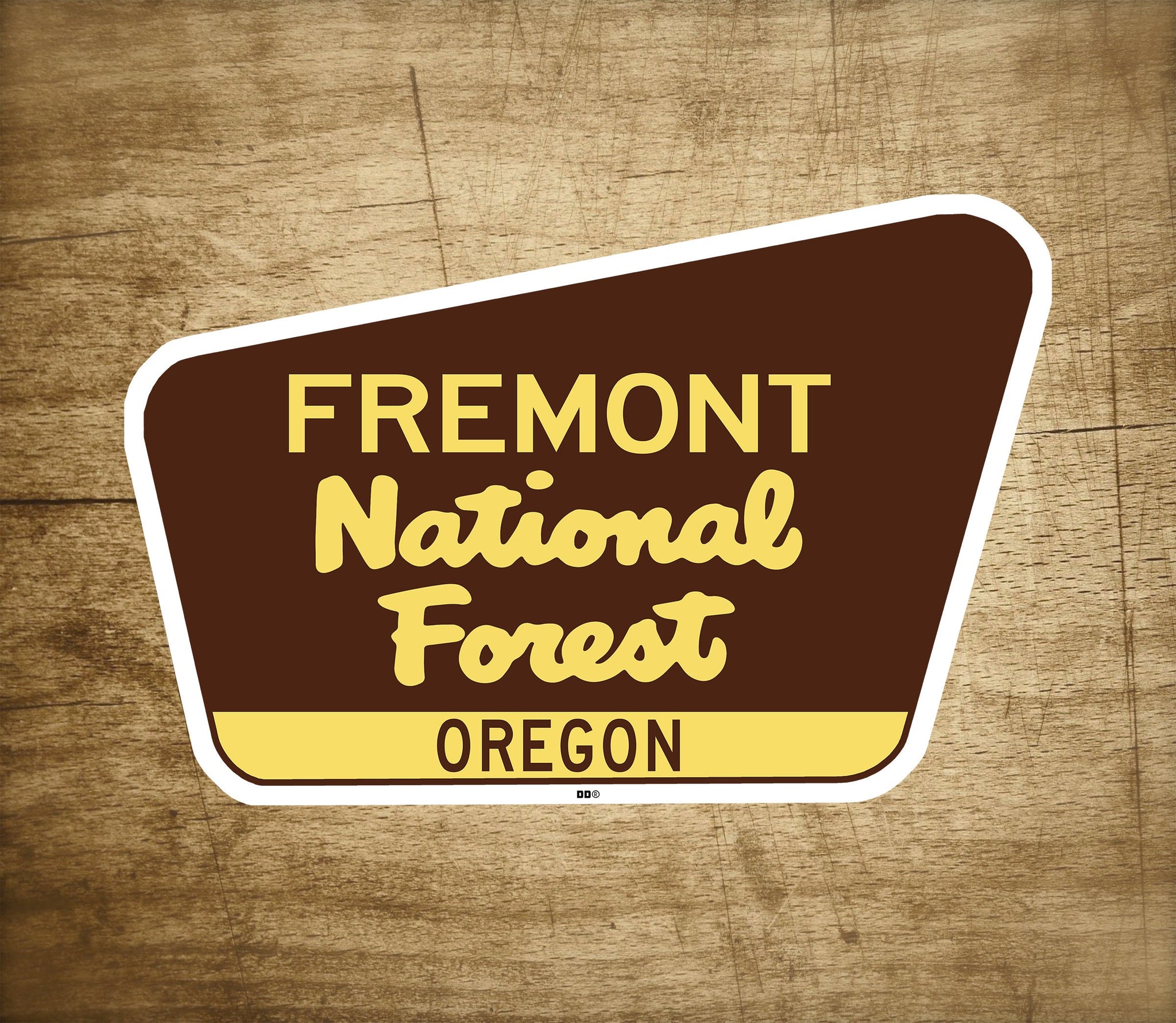 Fremont National Forest Decal Sticker 3.75" x 2.5" Oregon Park Vinyl