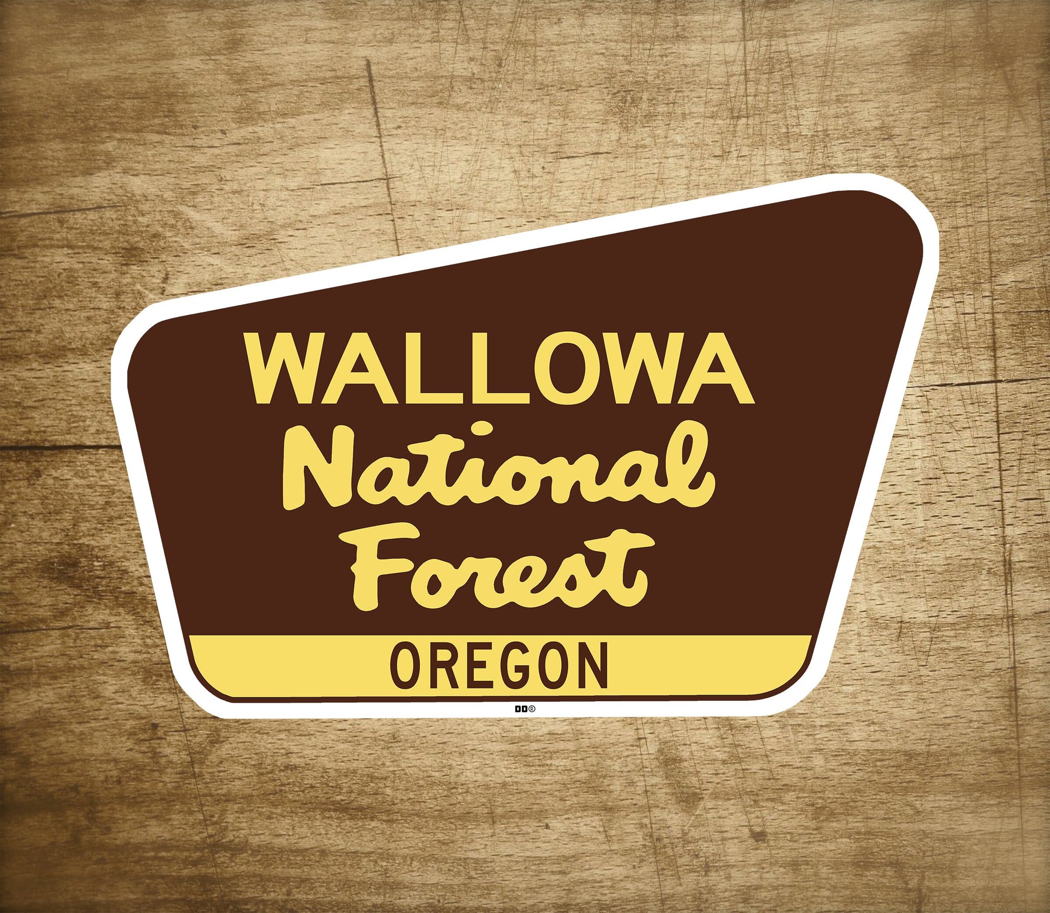 Wallowa National Forest Decal Sticker 3.75" x 2.5" Oregon Park Vinyl