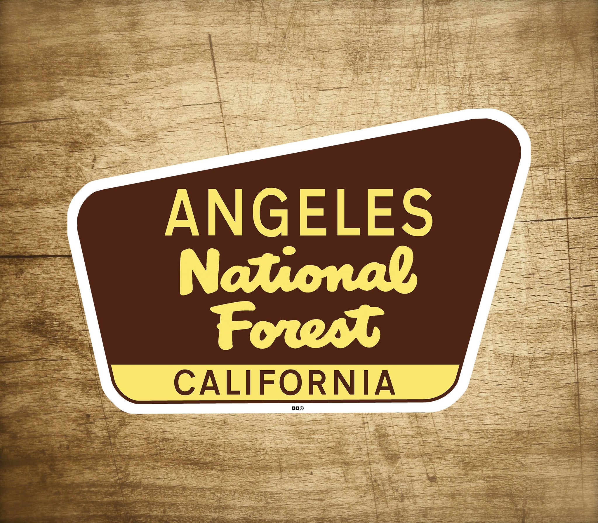 Angeles National Forest Decal Sticker 3.75" x 2.5" California Park Vinyl