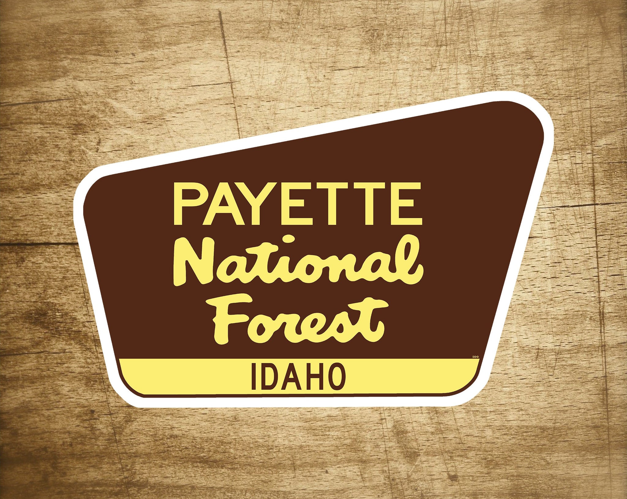 Payette National Forest Decal Sticker 3.75" x 2.5" Idaho Park Vinyl