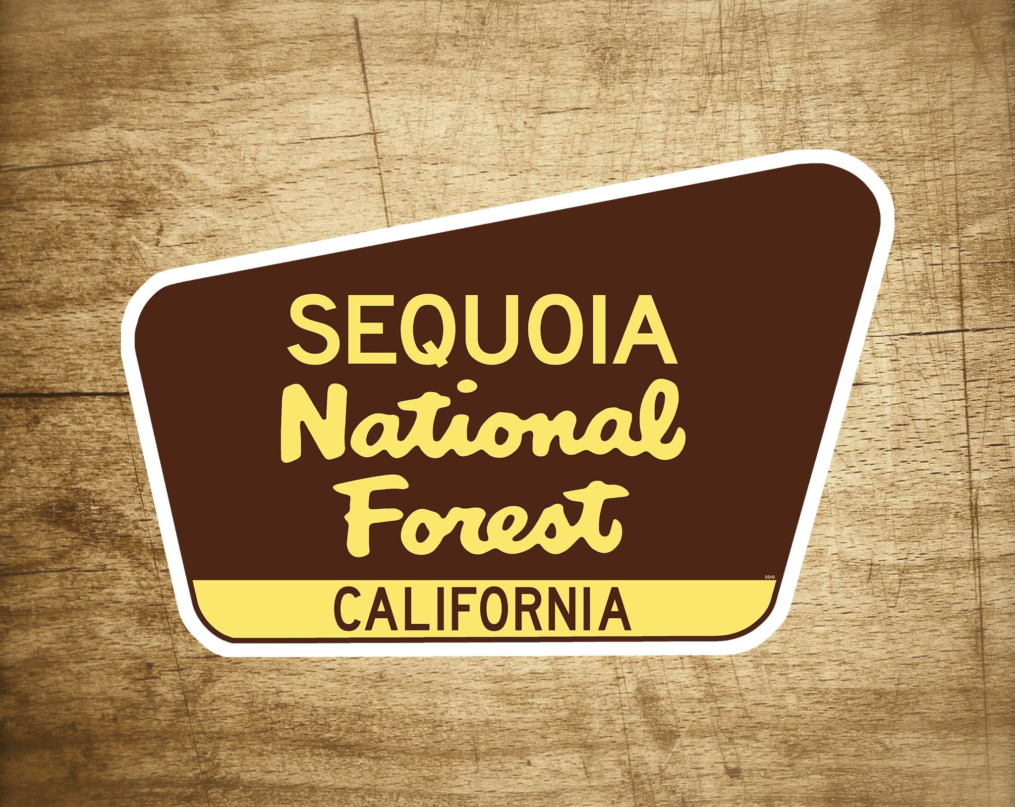 Sequoia National Forest Decal Sticker 3.75" x 2.5" California Park Vinyl