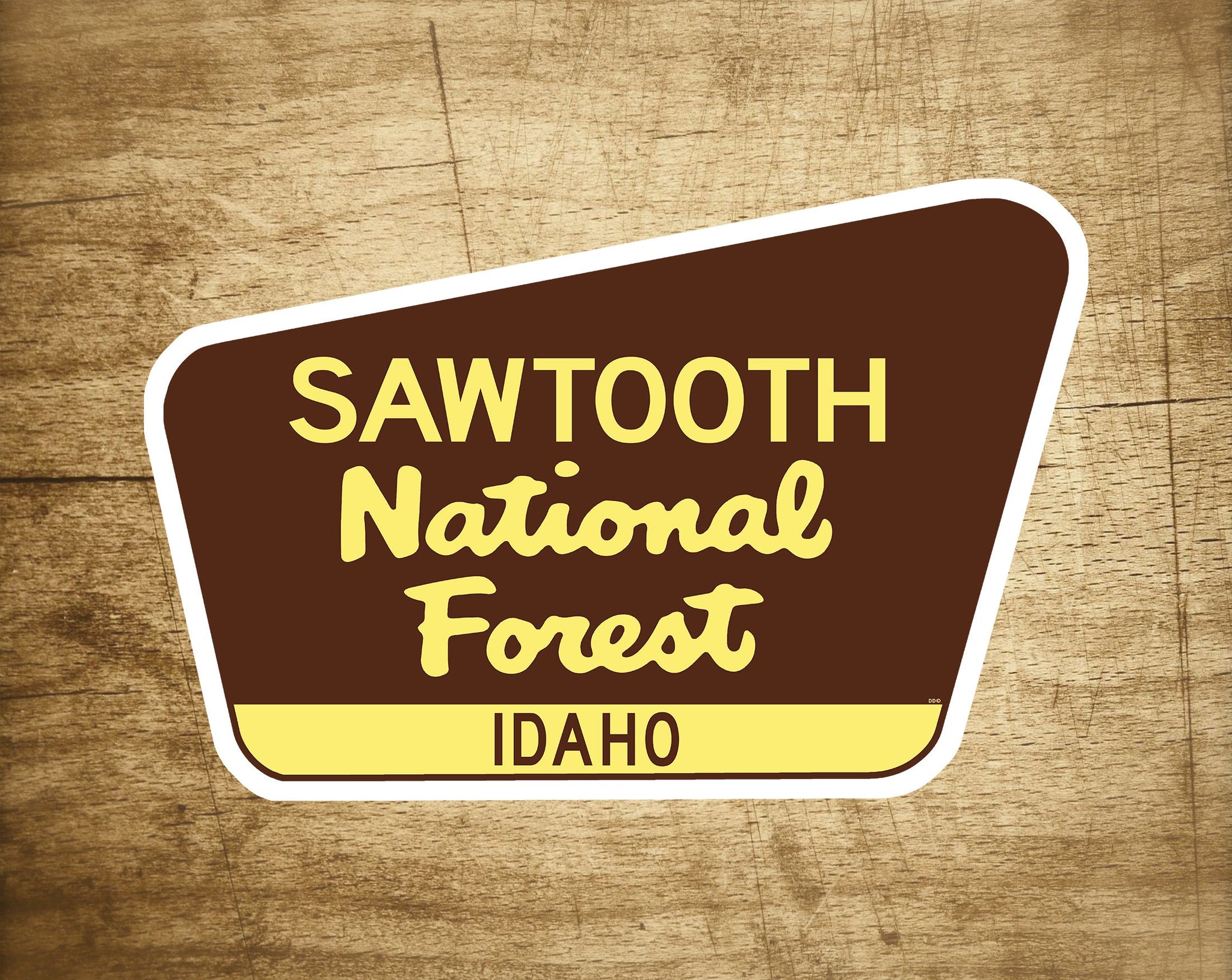 Sawtooth National Forest Decal Sticker 3.75" x 2.5" Idaho Park Vinyl