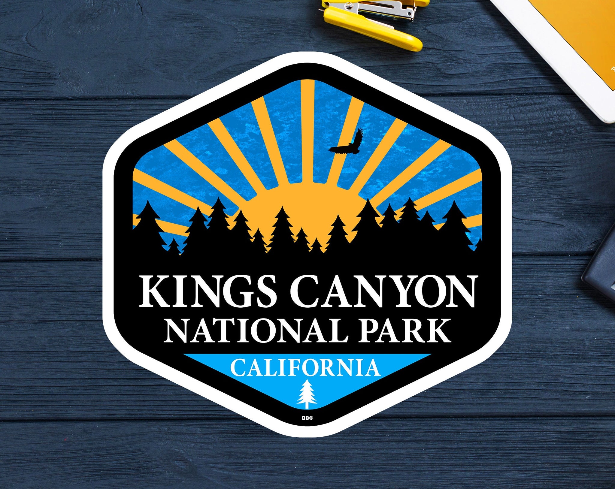 Kings Canyon National Park Decal Sticker Vinyl California 3" Laptop Bumper Car Van