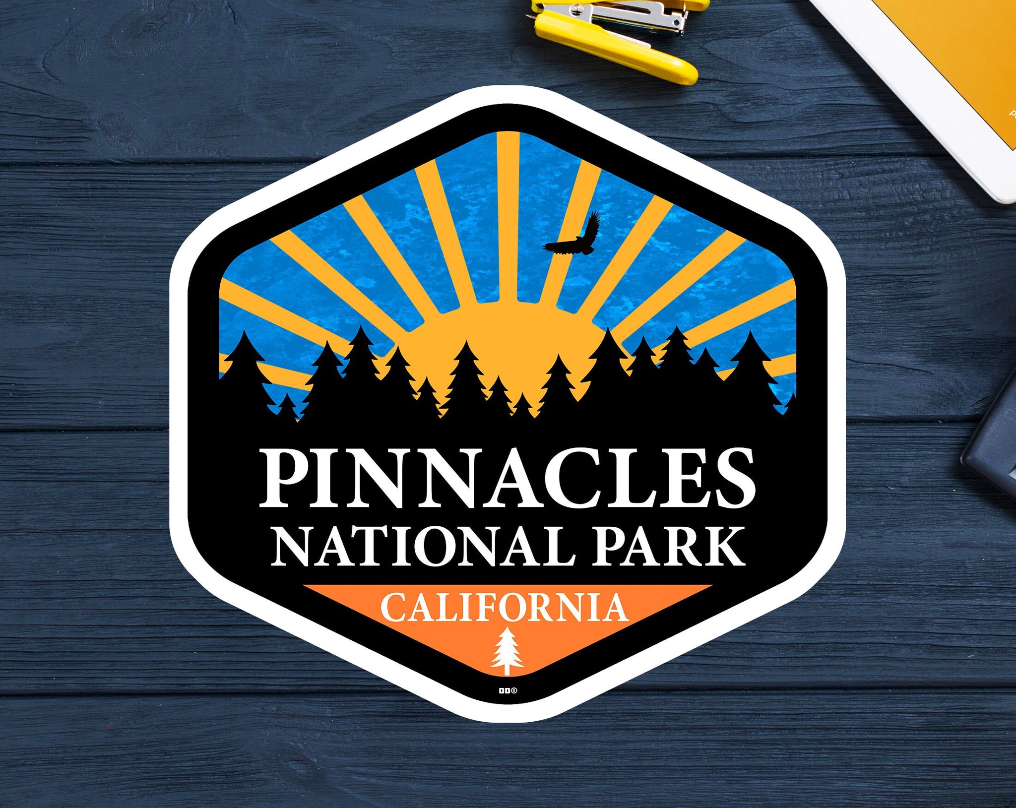 Pinnacles National Park Decal Sticker Vinyl California 3" Laptop Bumper Car