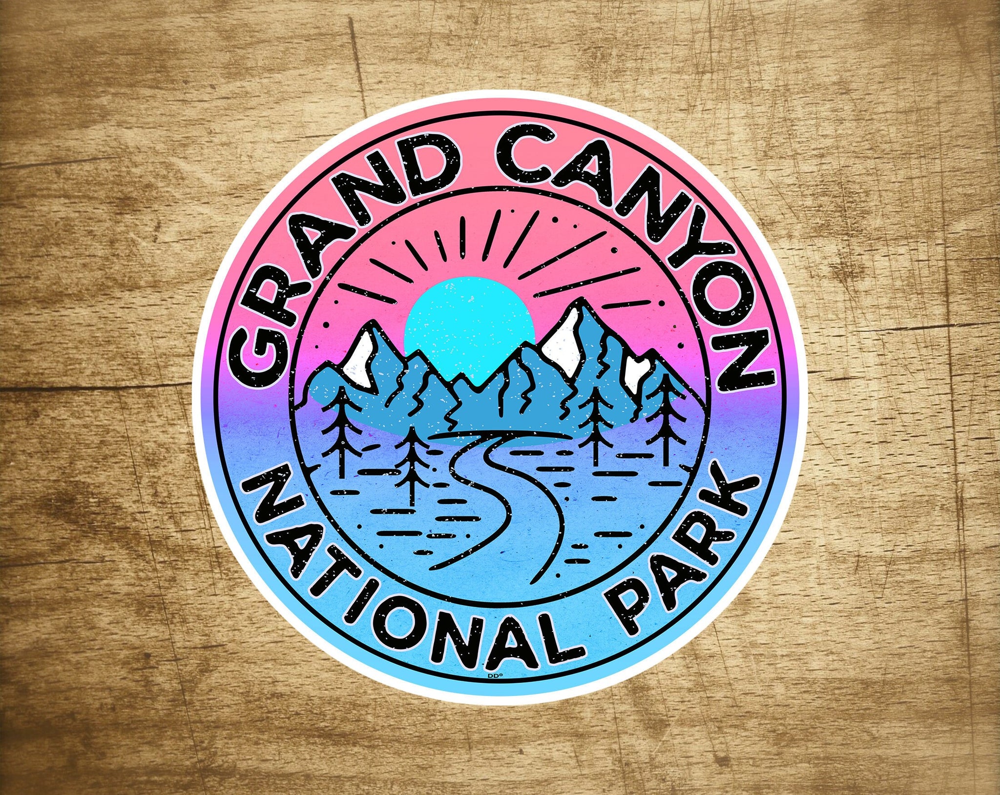 Grand Canyon National Park Decal Sticker 3" Vinyl Arizona Laptop Car Truck
