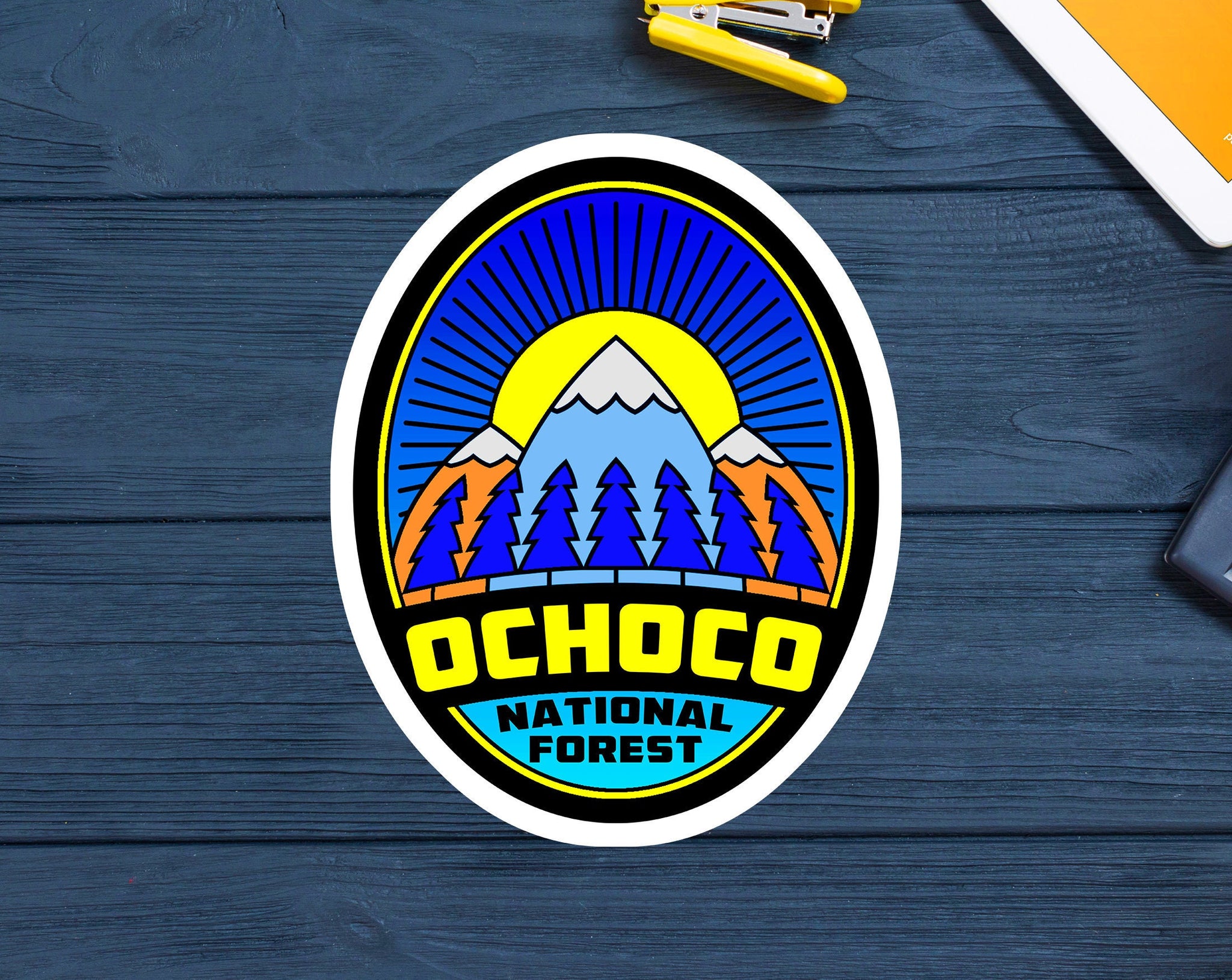 Ochoco National Forest Decal Sticker 2.75" x 3.5" Oregon Park Vinyl