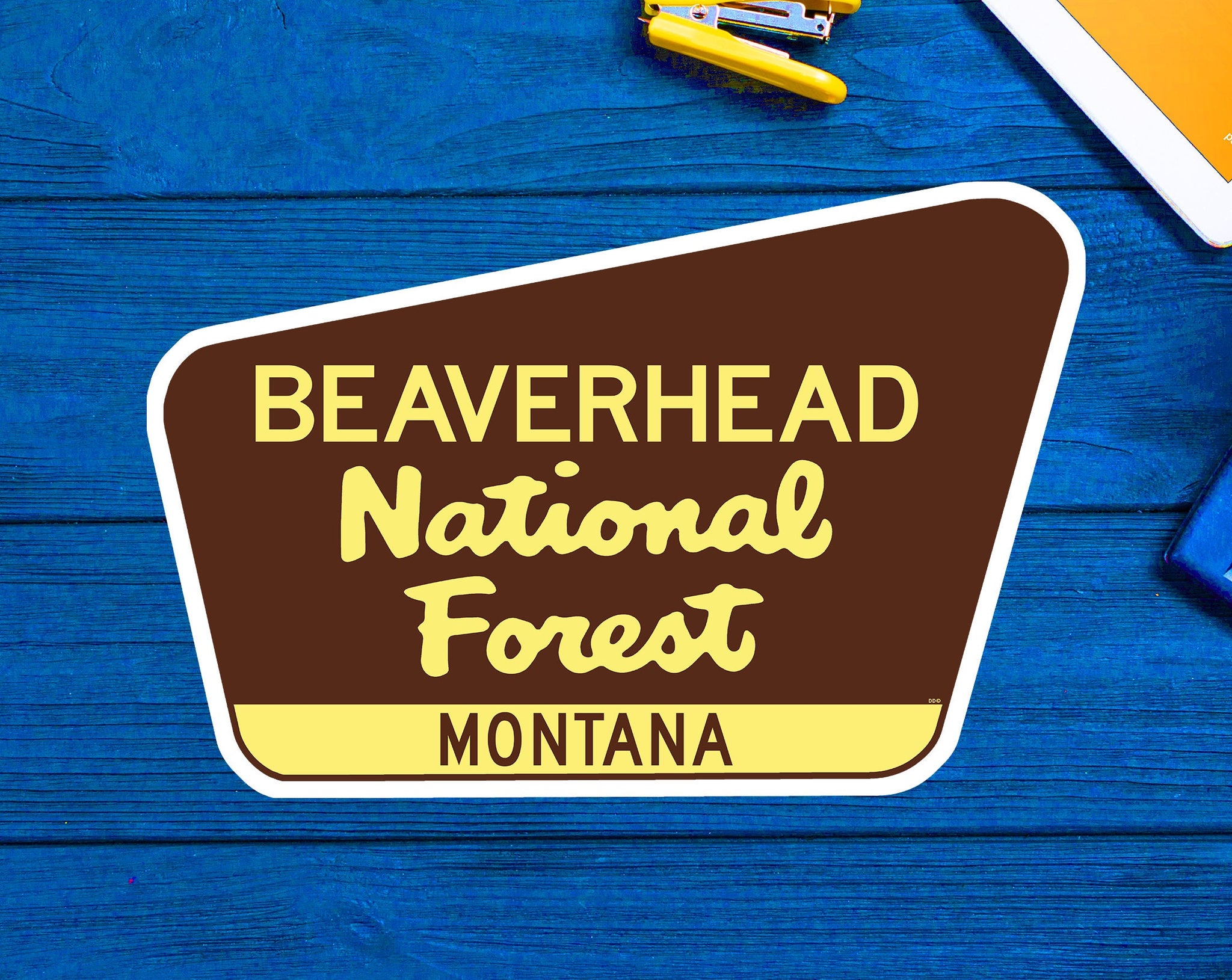 Beaverhead National Forest Decal Sticker 3.75" x 2.5" Montana Park Vinyl