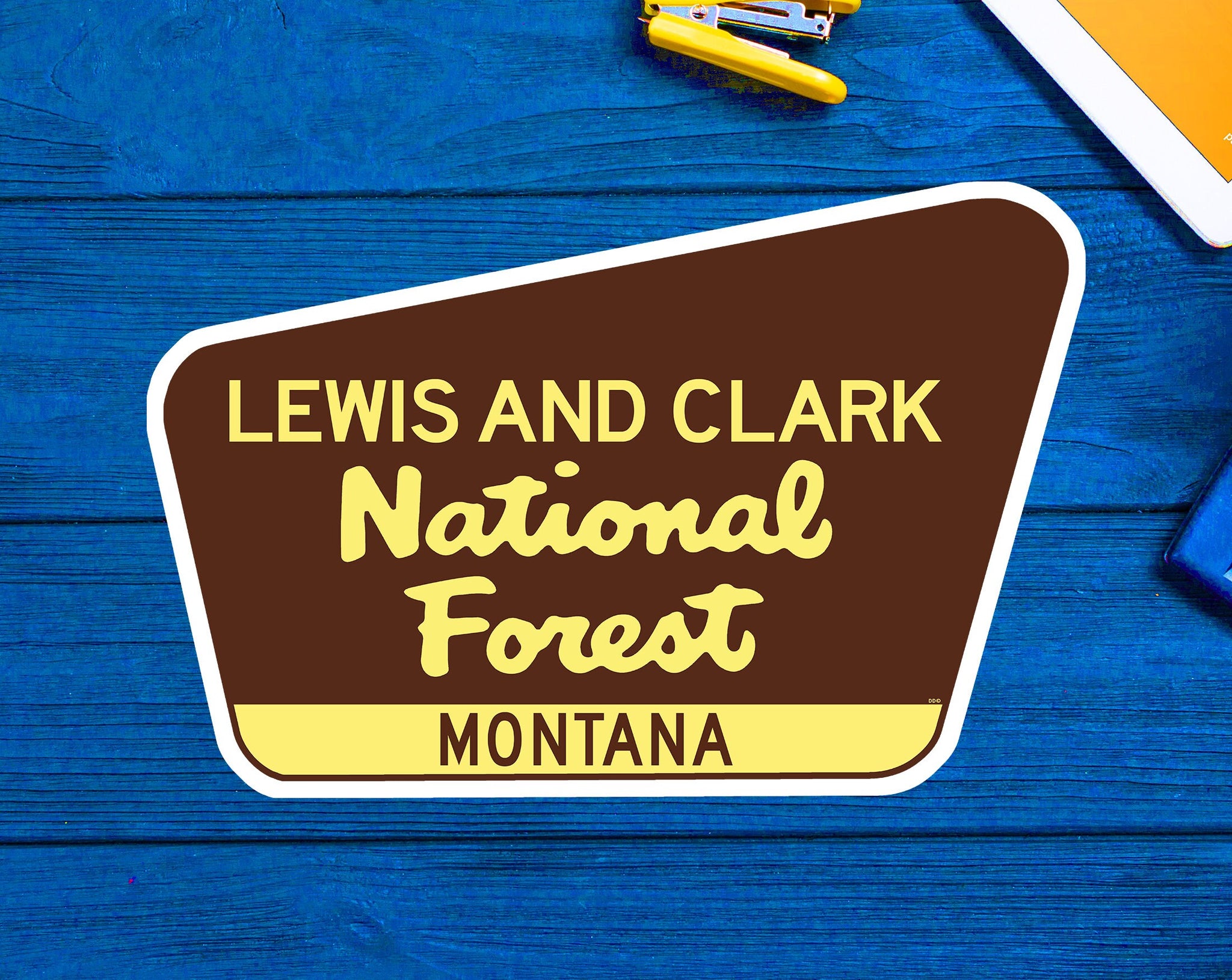 Lewis And Clark National Forest Decal Sticker 3.75" x 2.5" Montana Park Vinyl