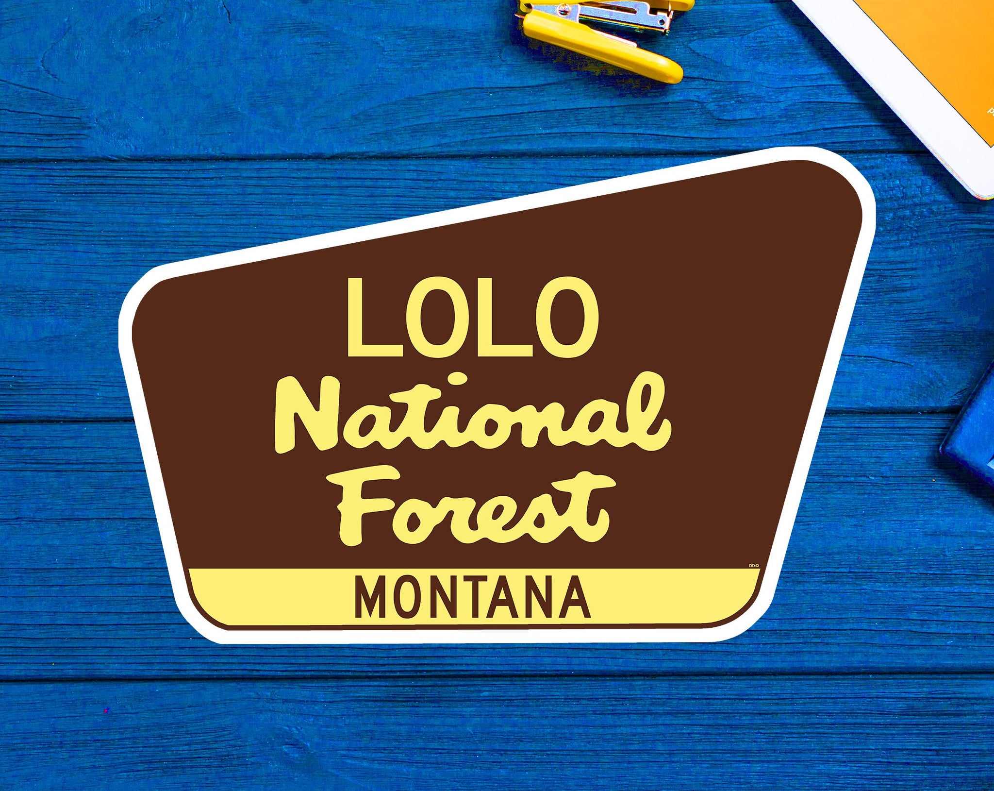 Lolo National Forest Decal Sticker 3.75" x 2.45" Montana Park Vinyl