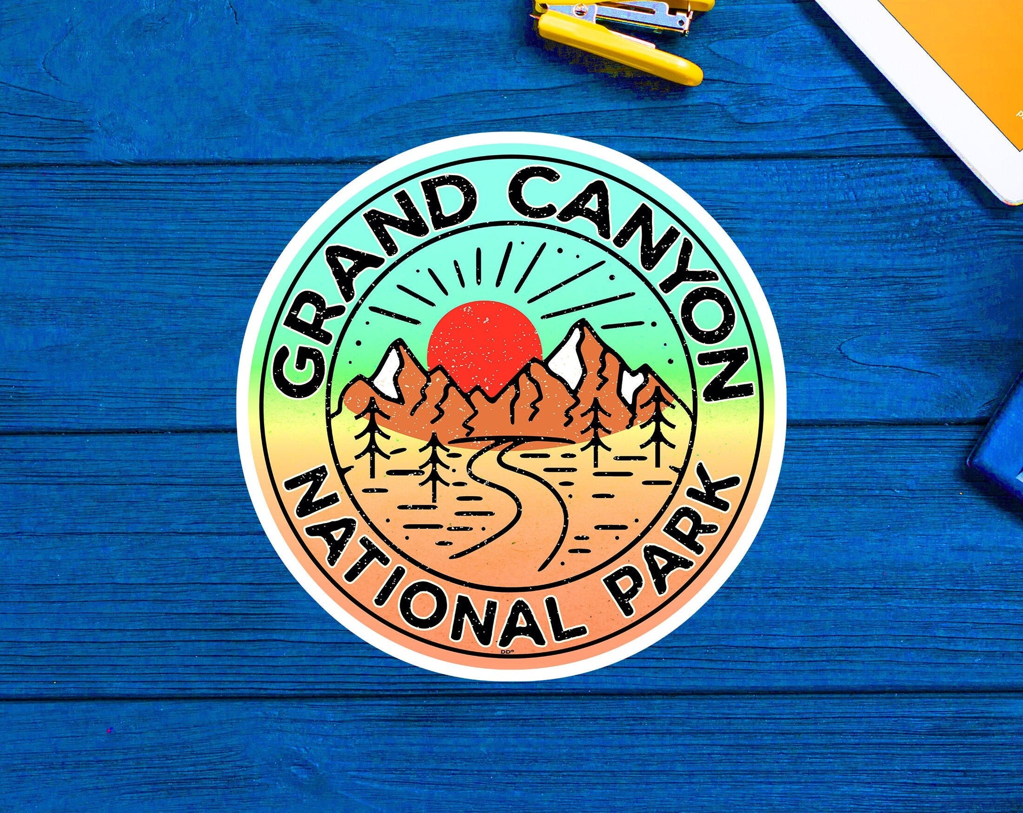 Grand Canyon National Park Decal Sticker 3" Vinyl Arizona Laptop Car Truck