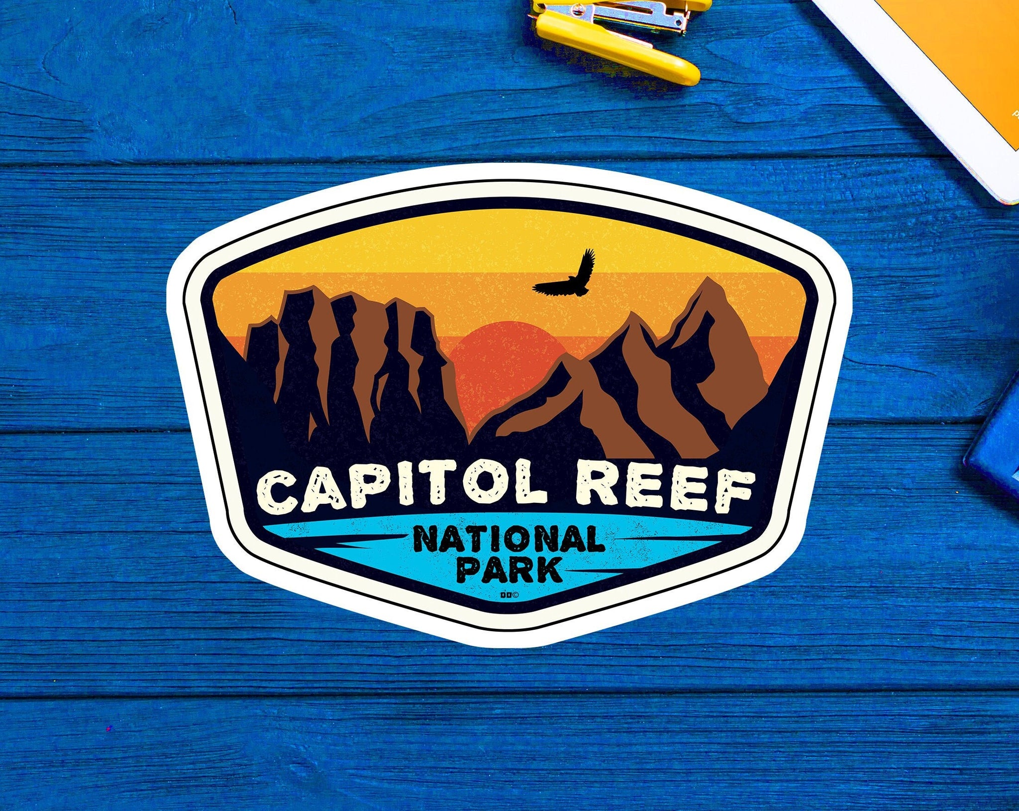 Capitol Reef National Park Utah Sticker 3.75" x 2.75" Vinyl Decal