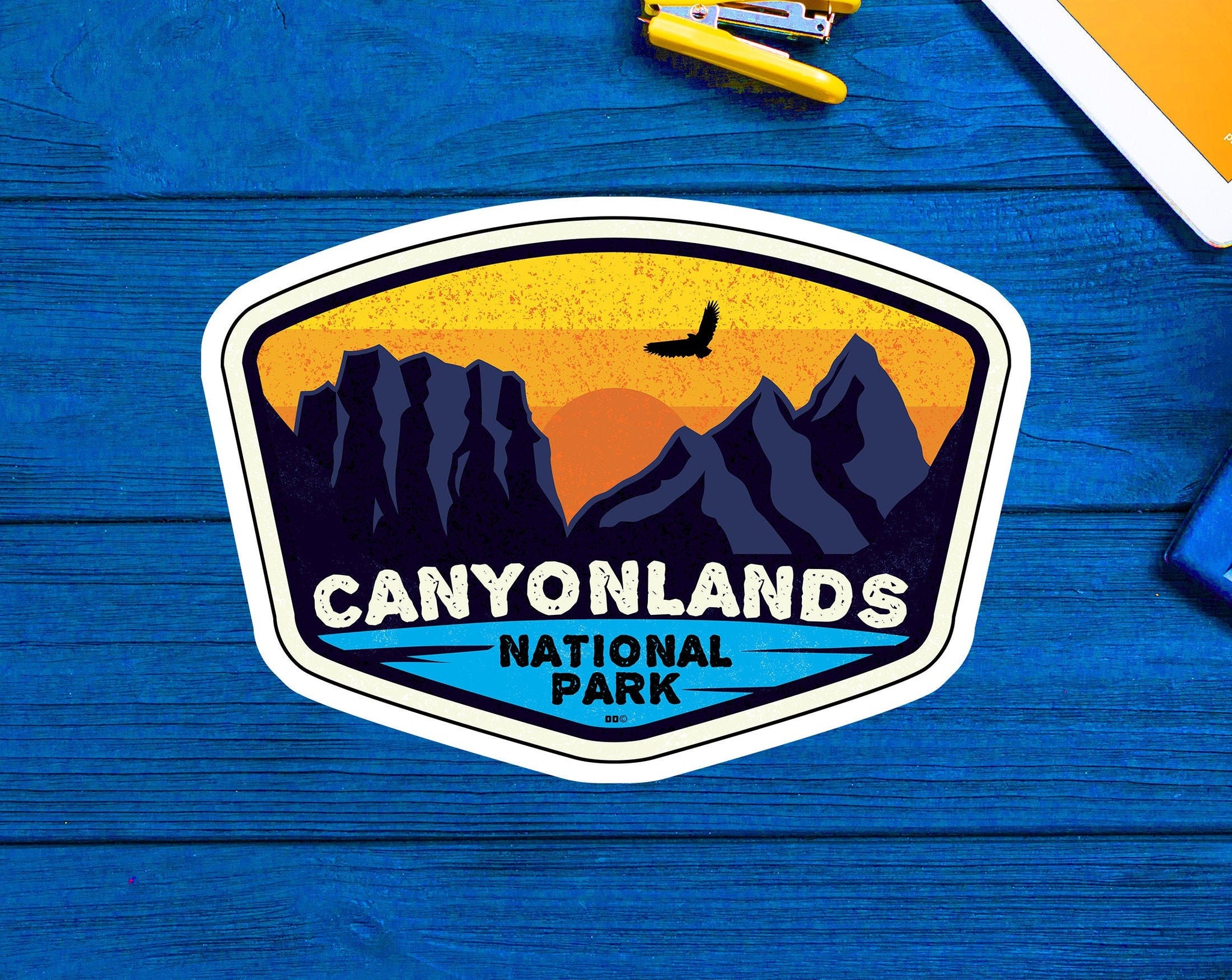 Canyonlands National Park Utah Sticker 3.75" x 2.75" Vinyl Decal