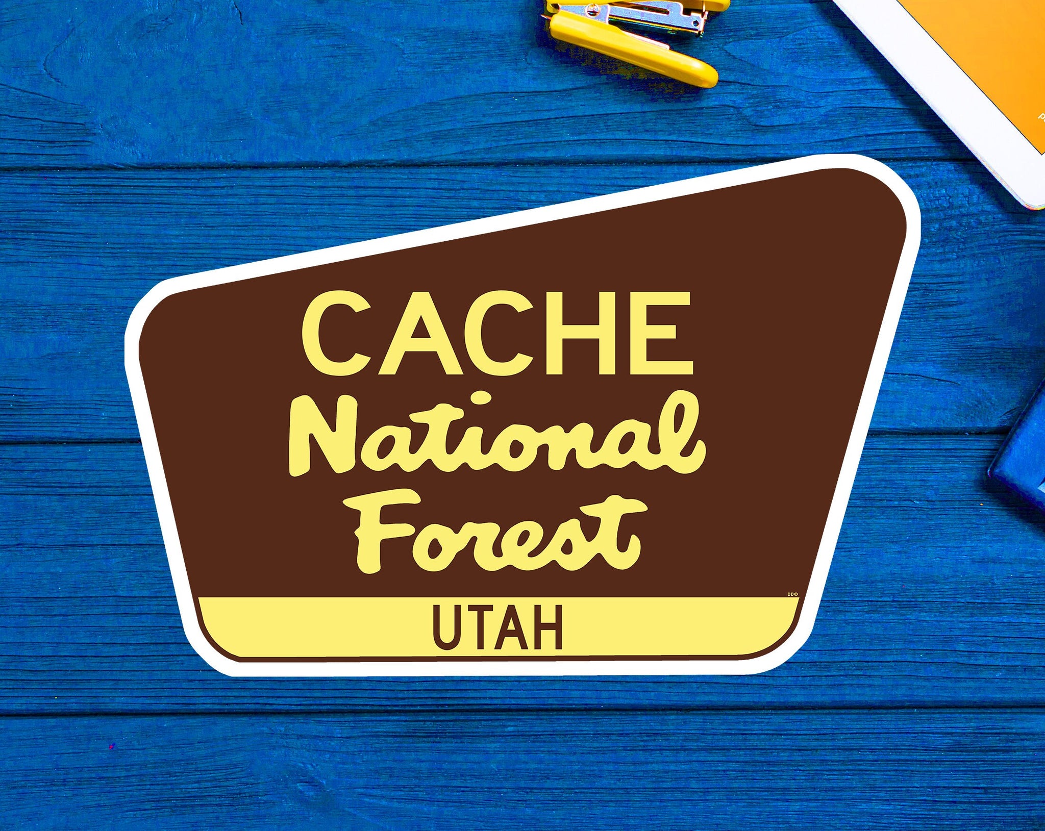 Cache National Forest Decal Sticker Vinyl Utah 3.75" x 2.45"