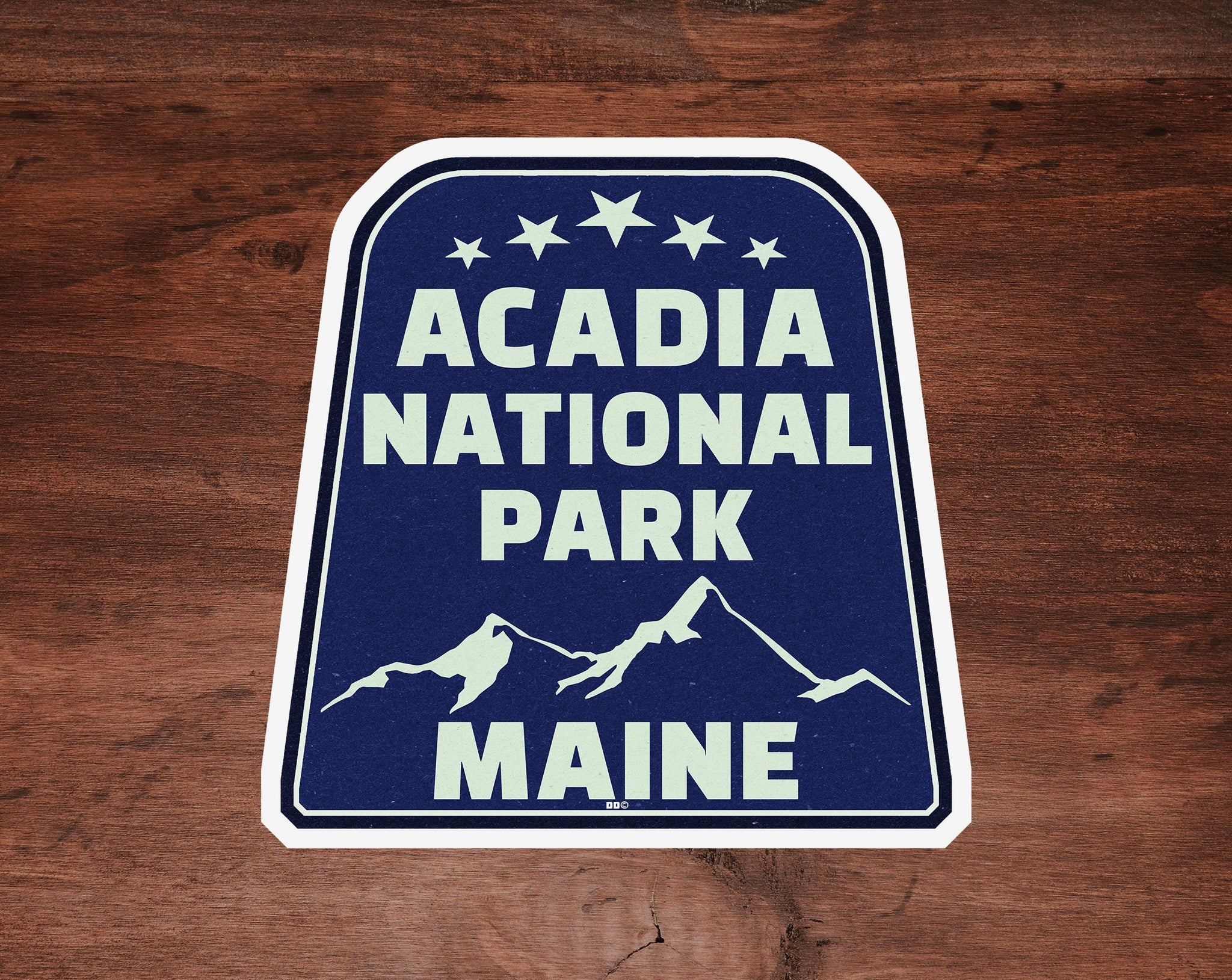 Acadia National Park Decal Sticker Vinyl 3.25" Maine Laptop Bumper