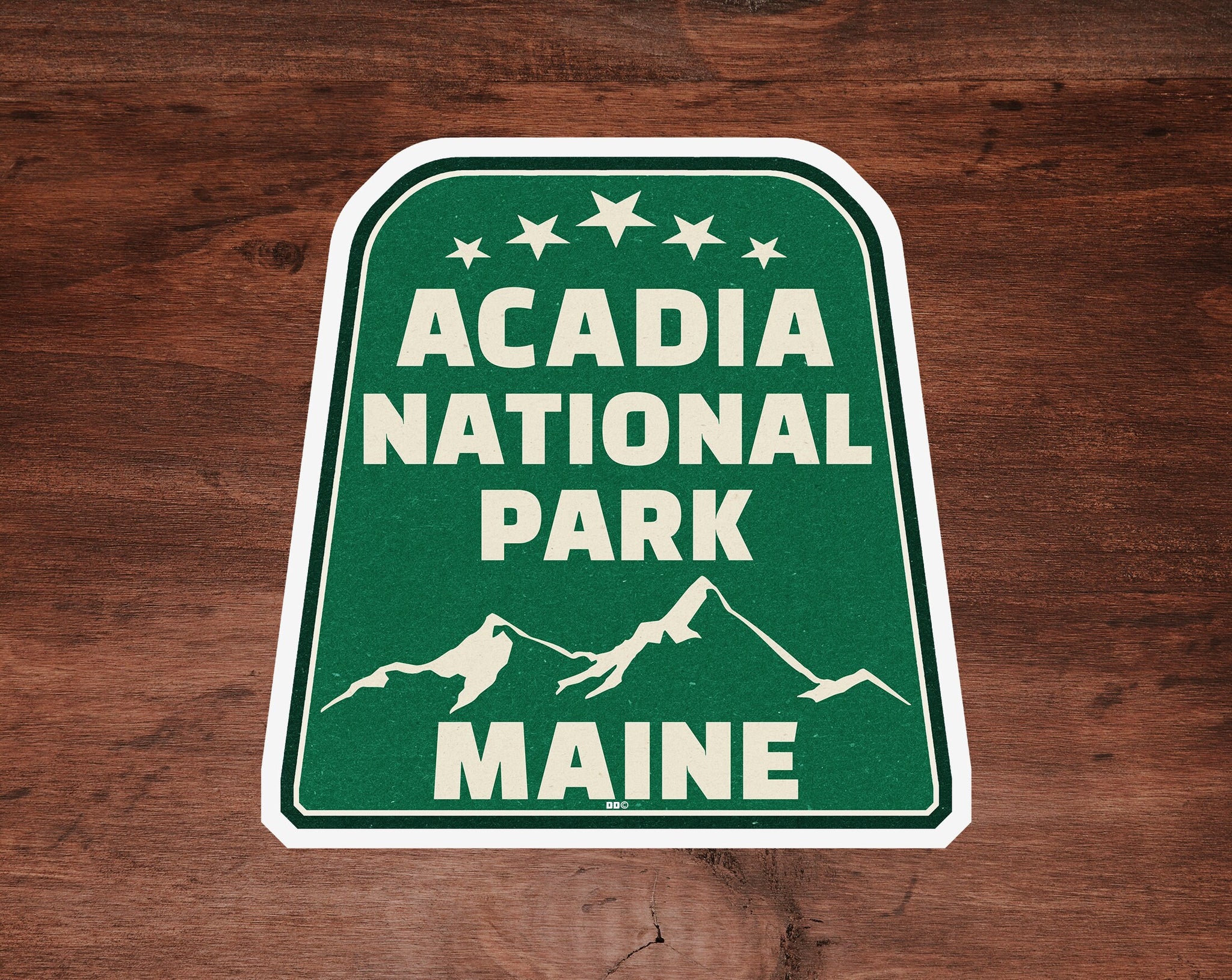Acadia National Park Decal Sticker Vinyl 3" Maine Laptop Bumper