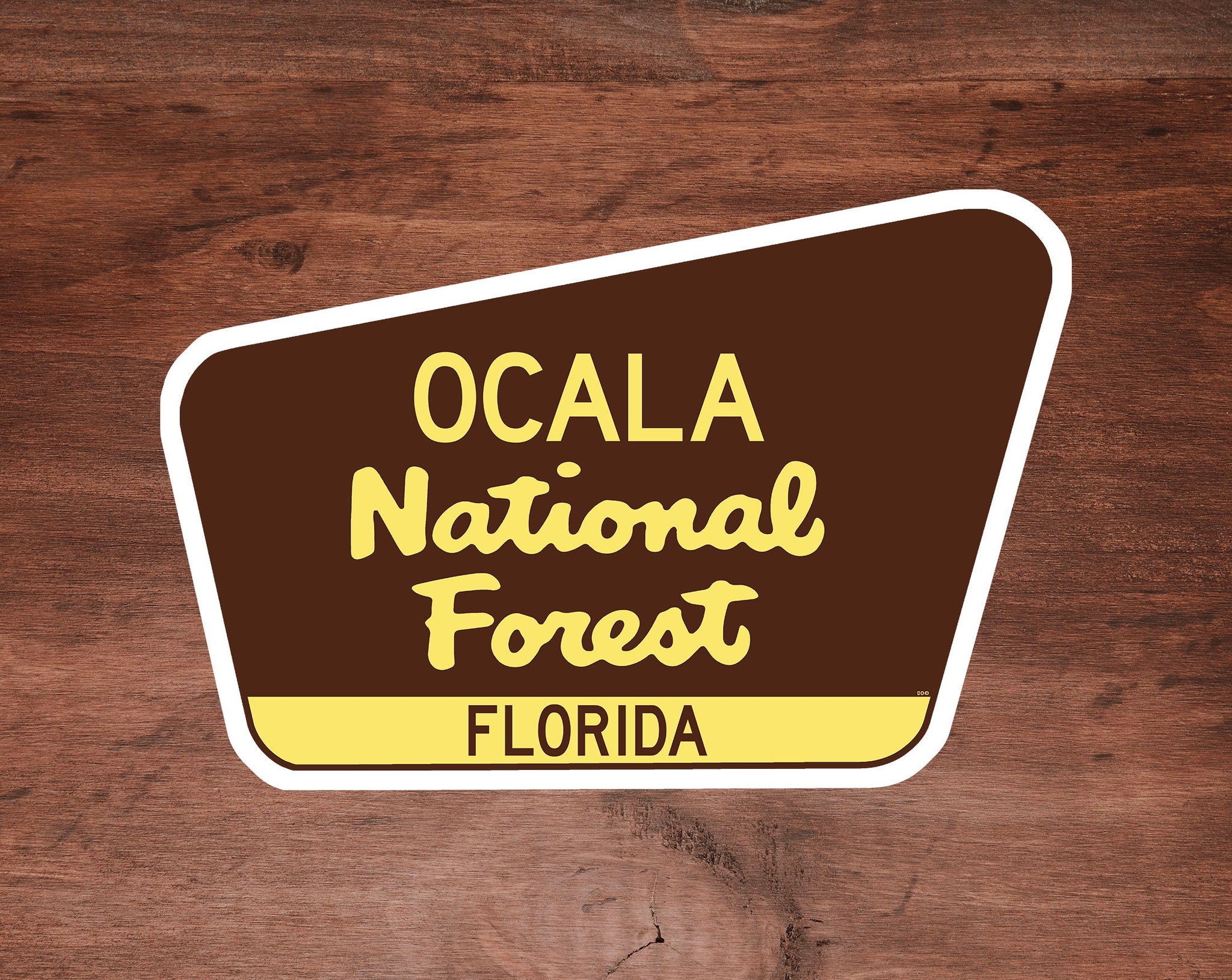 Ocala National Forest Decal Sticker 3.75" x 2.5" Florida Park Vinyl