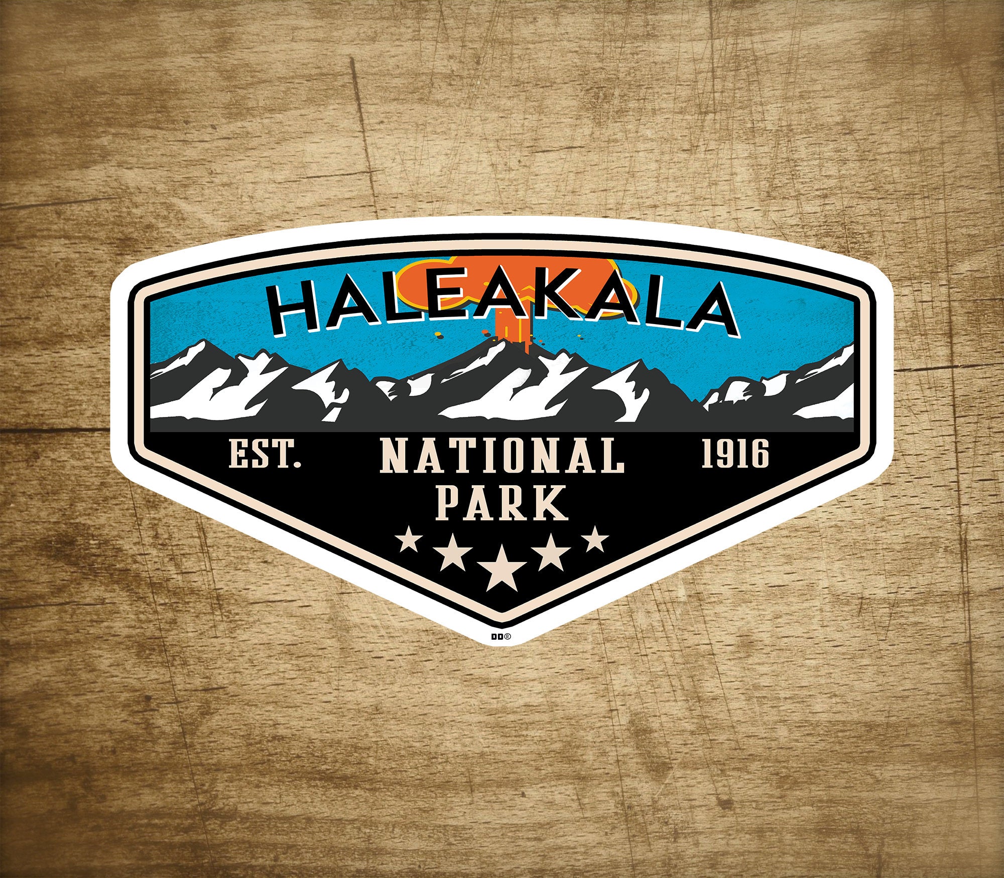 Haleakala National Park 3.75" x 2.25" Hawaii Decal Sticker Vinyl Indoor Outdoor
