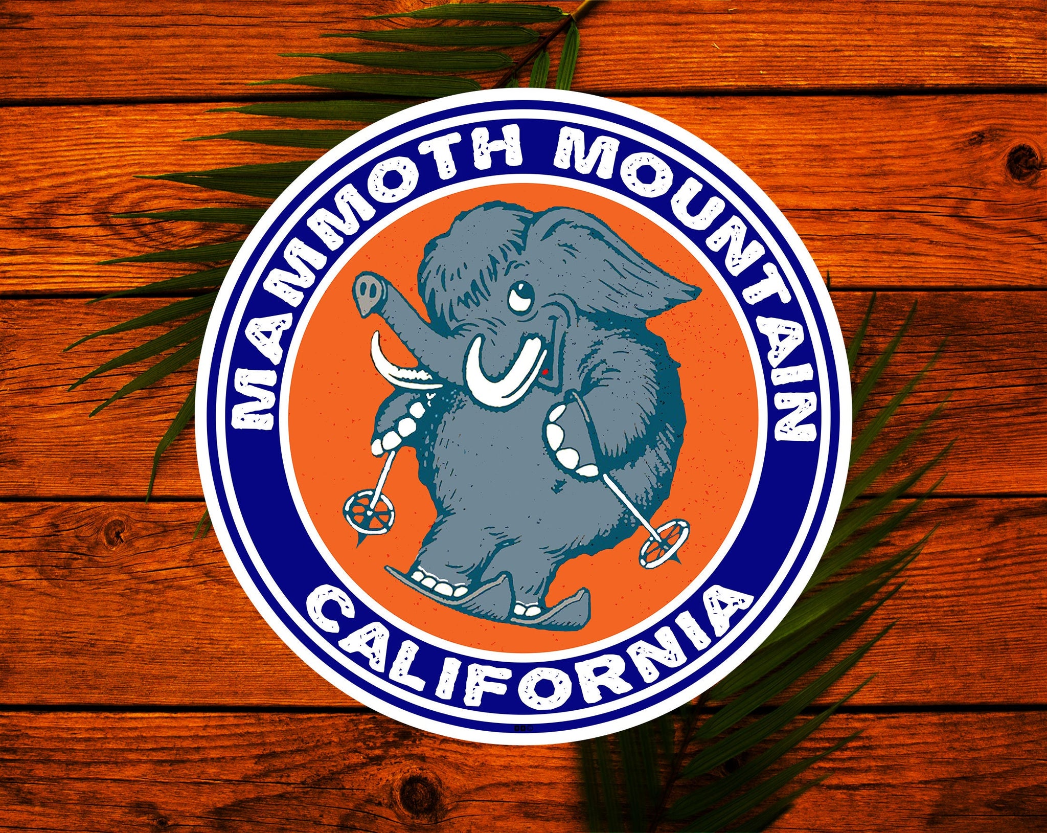 Ski Mammoth Mountain Decal Sticker 3" California Skiing Vinyl