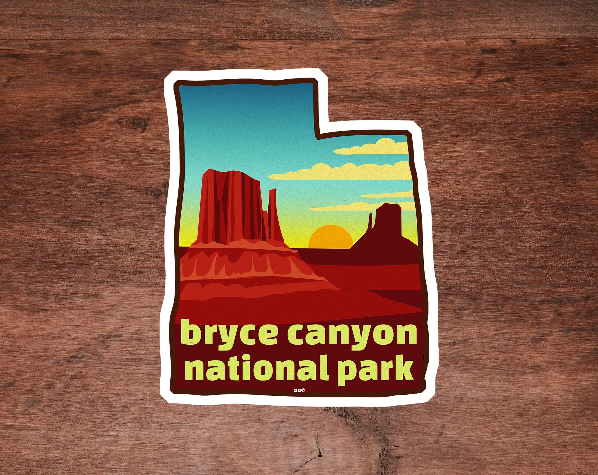 Bryce Canyon National Park Utah Sticker Decal 2.75" x 3.5"