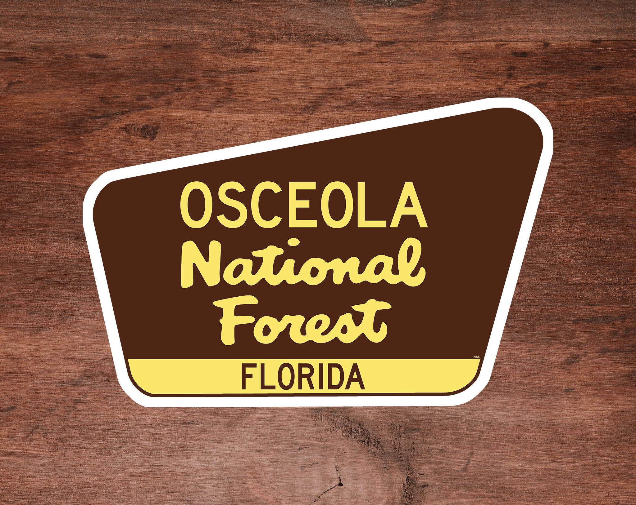 Osceola National Forest Decal Sticker 3.75" x 2.5" Florida Park Vinyl