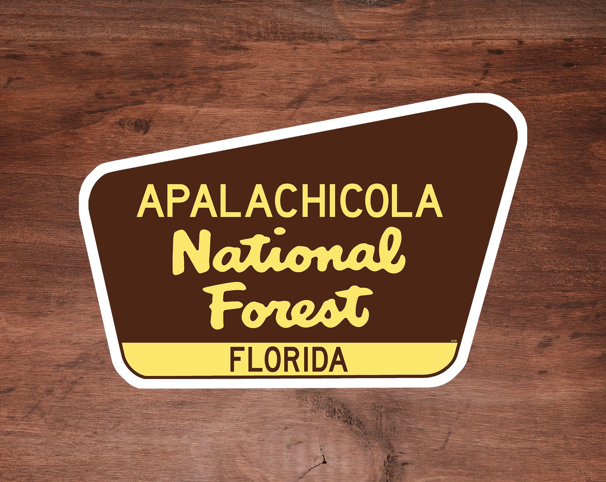 Apalachicola National Forest Decal Sticker 3.75" x 2.5" Florida Park Vinyl