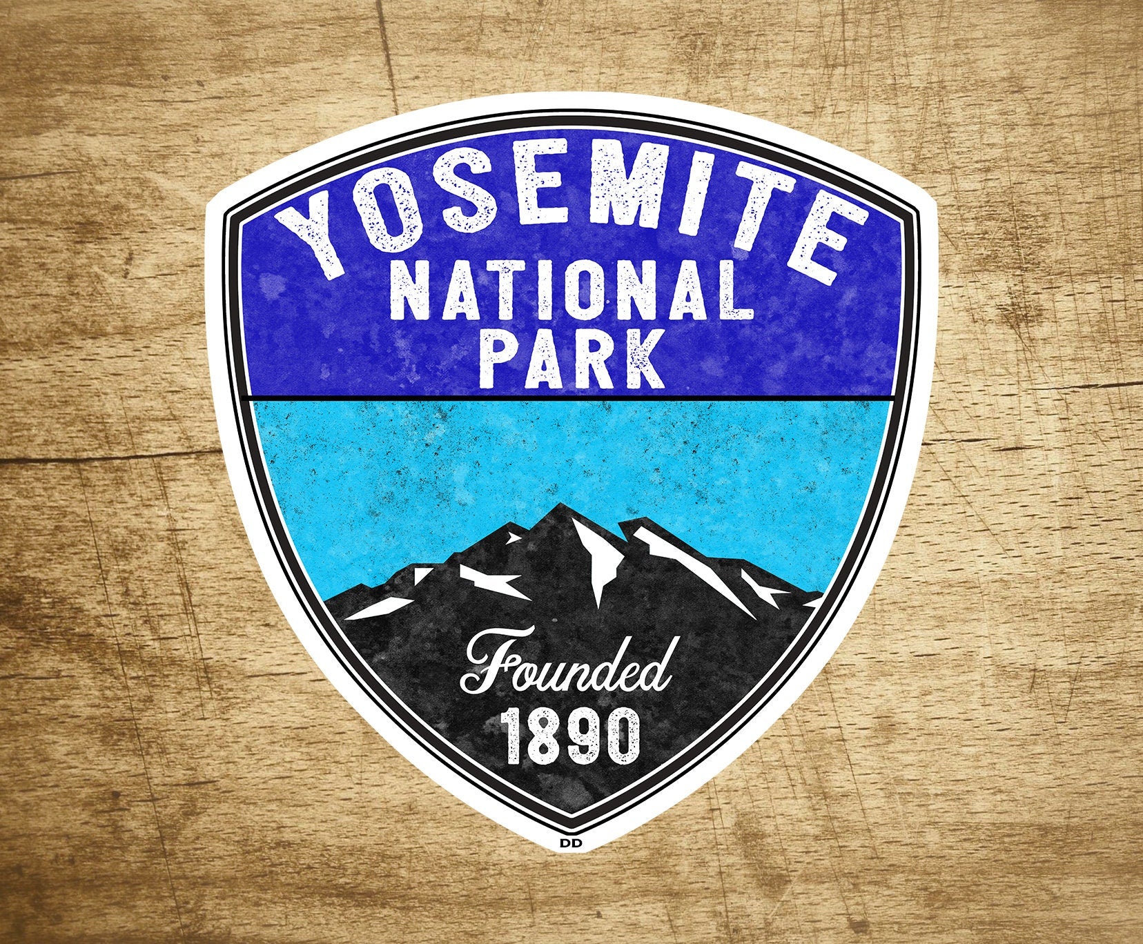YOSEMITE NATIONAL PARK California Vinyl Sticker Bear Mountain Hiking Decal 3"
