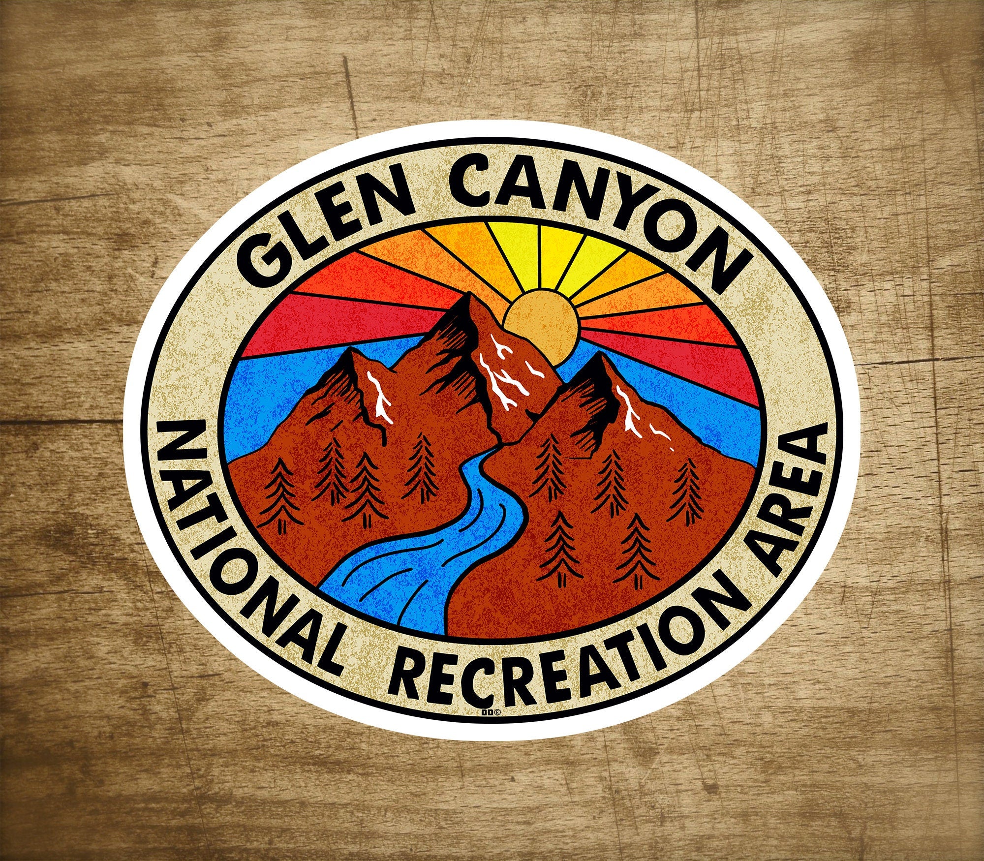 Glen Canyon Utah Arizona Decal Sticker 3.4" Skiing Lakes Boating Recreation
