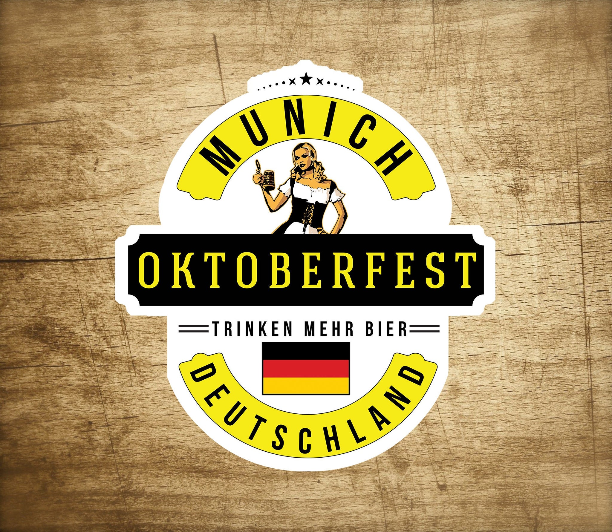 Oktoberfest Octoberfest Munchen Munich Decal Sticker 2.75" x 3" Germany