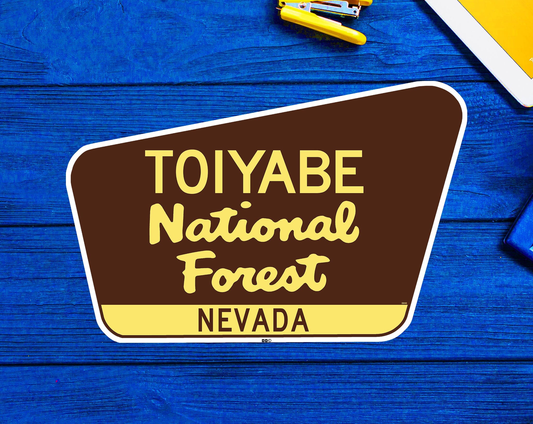 Toiyabe National Forest Decal Sticker 3.75" x 2.5" Nevada Vinyl