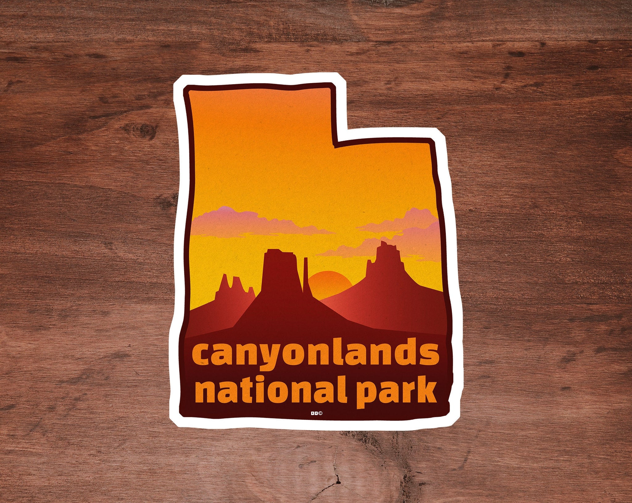 Canyonlands National Park Utah Sticker Decal 2.75" x 3.5"