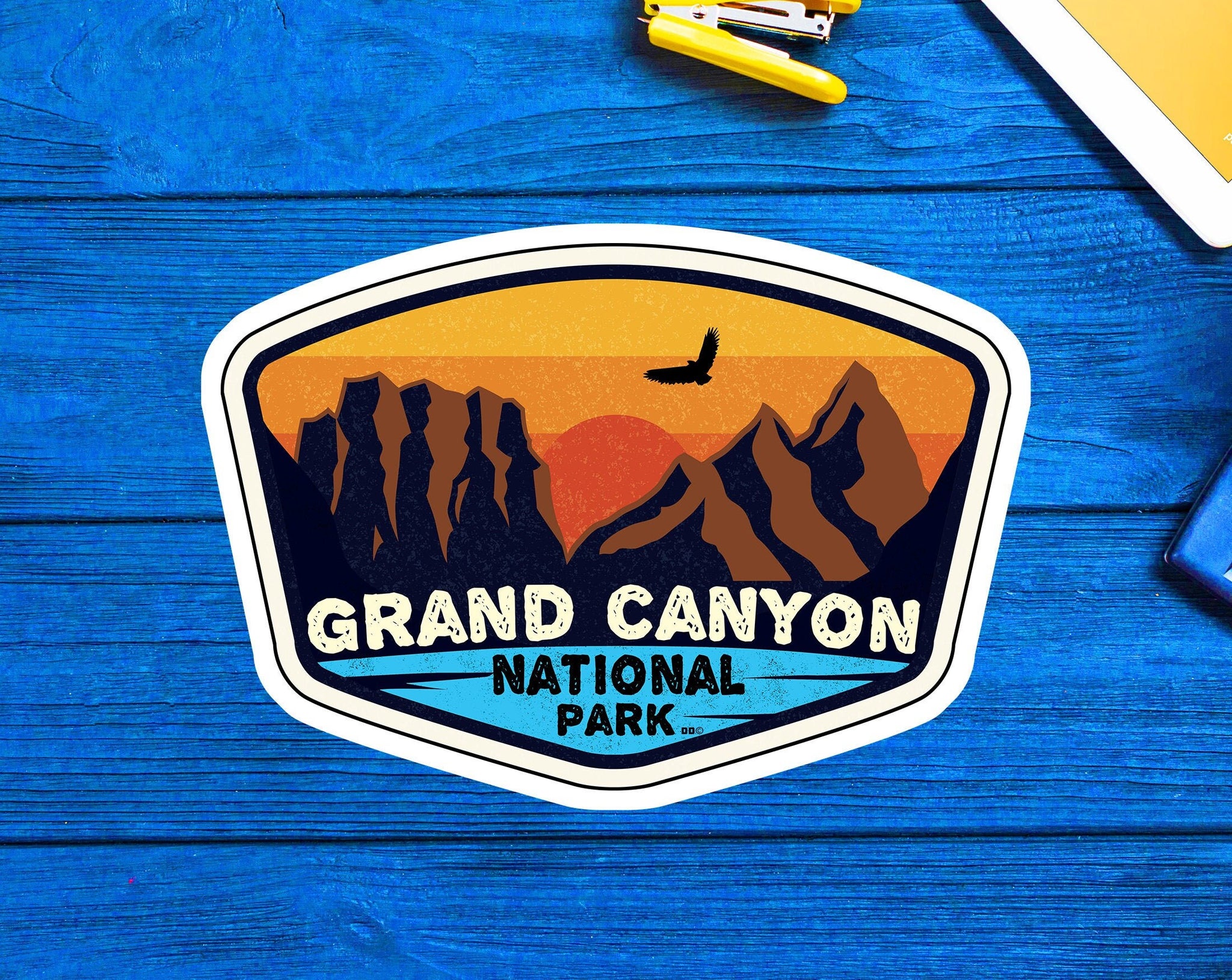 Grand Canyon National Park Arizona Sticker 3.75" x 2.75" Vinyl Decal Laptop