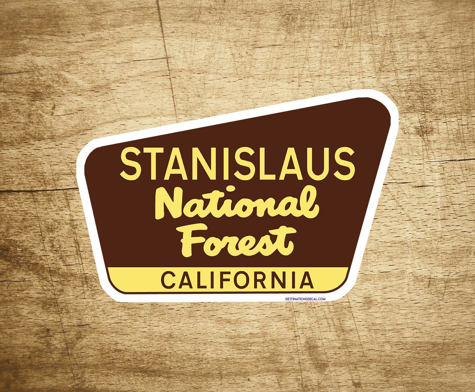 Stanislaus National Forest Decal Sticker 3.75" x 2.5" California Park Vinyl