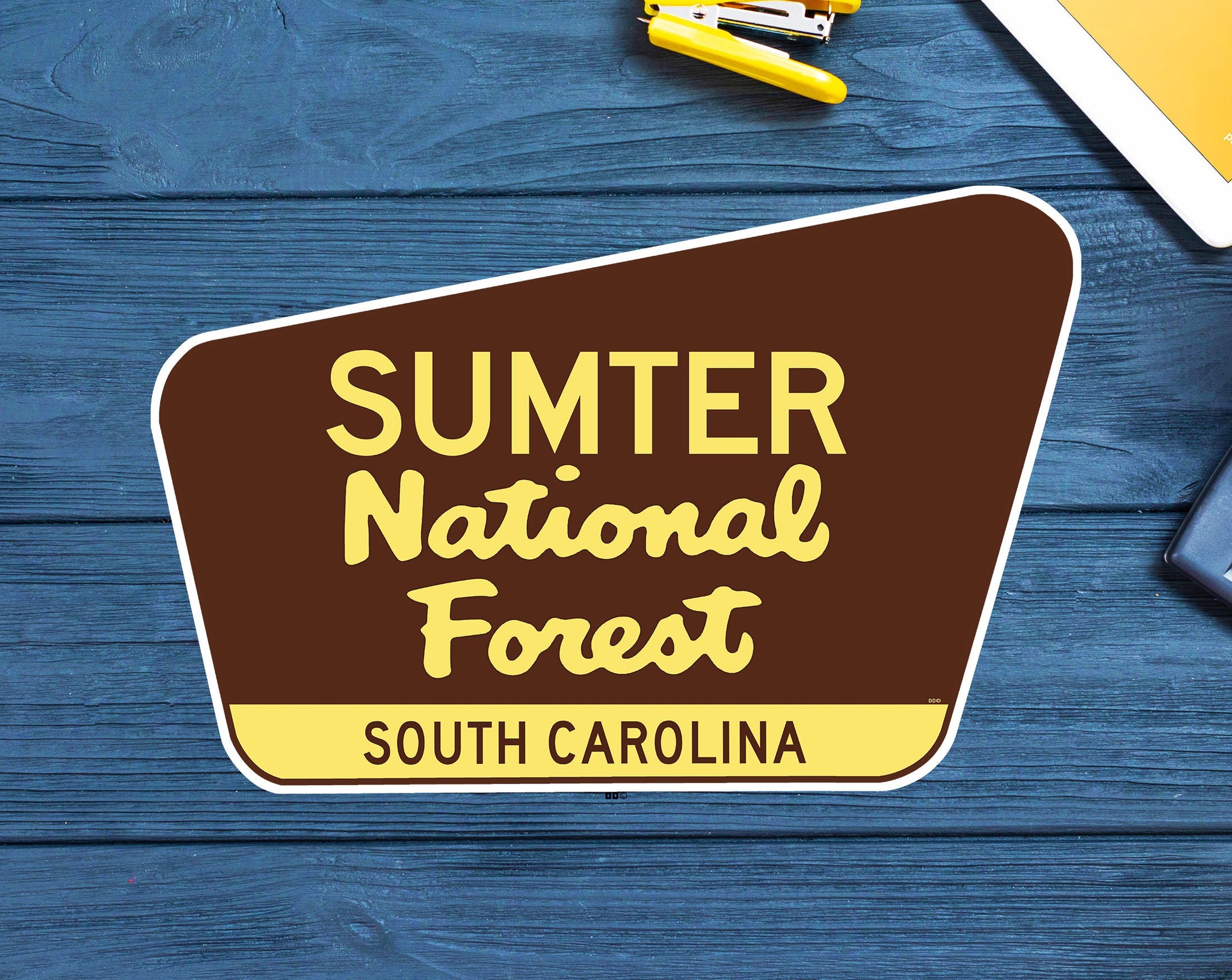 Sumter National Forest Decal Sticker 3.75" x 2.5" South Carolina Park Vinyl