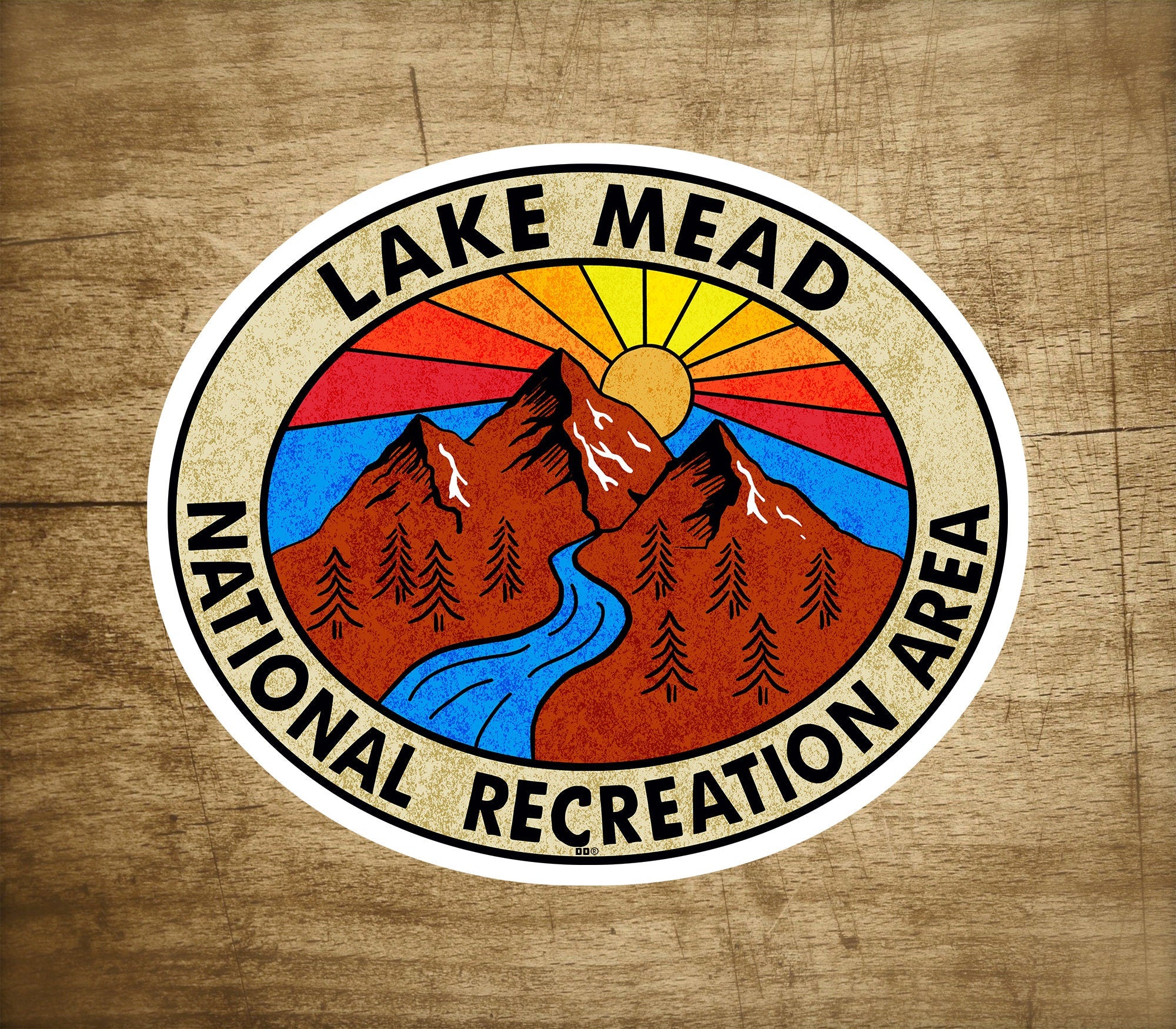 Lake Mead Nevada Decal Sticker 3.5" Skiing Lakes Boating Recreation