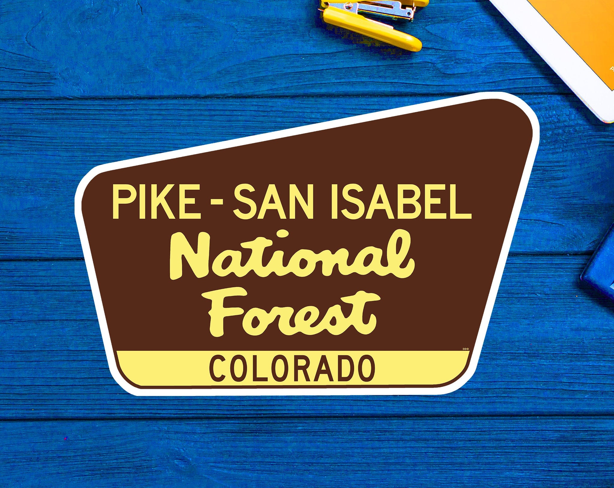 Pike - San Isabel National Forest Decal Sticker 3.75" x 2.5" Colorado Park Vinyl