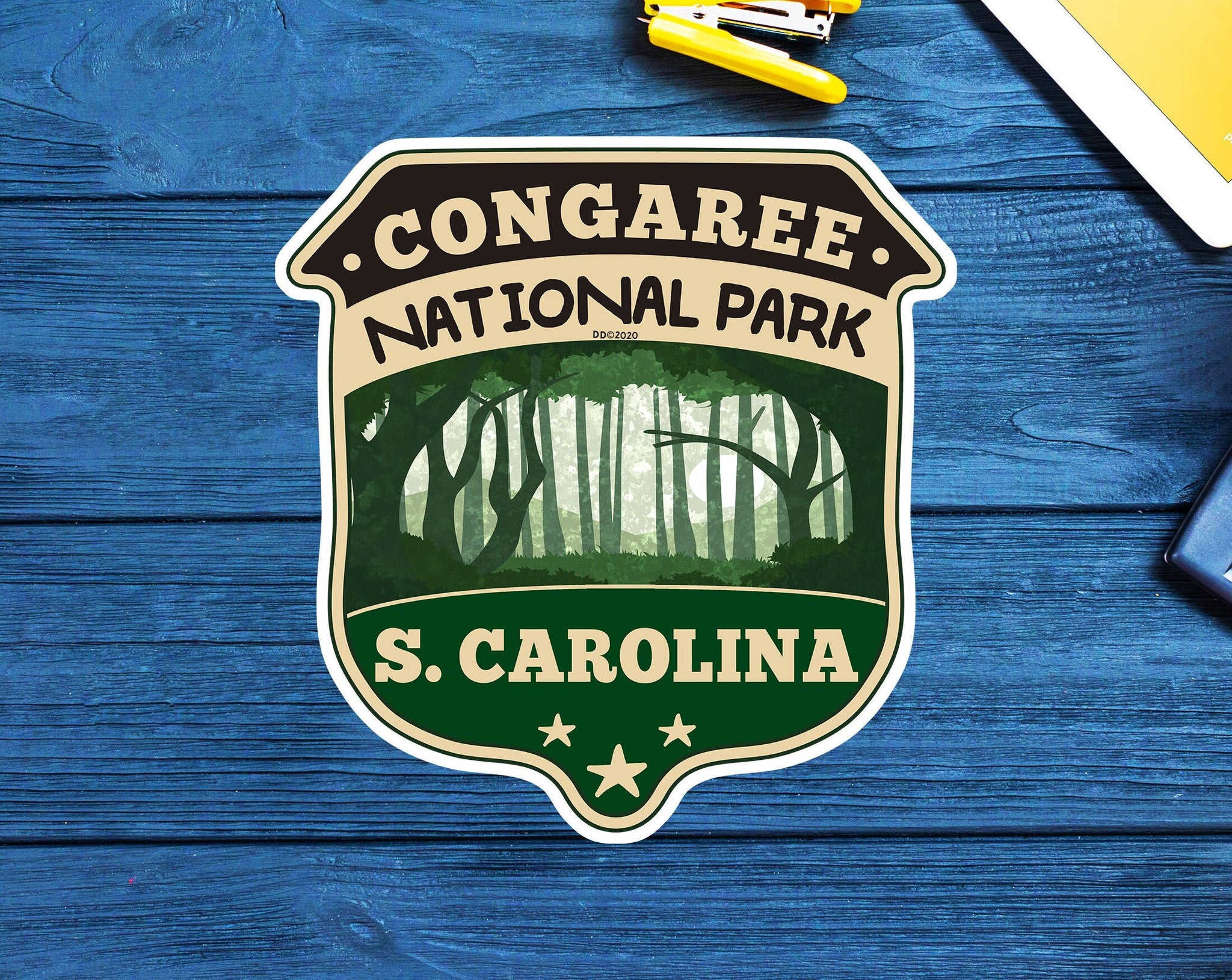 Congaree National Park Decal Sticker 3.25" Vinyl South Carolina