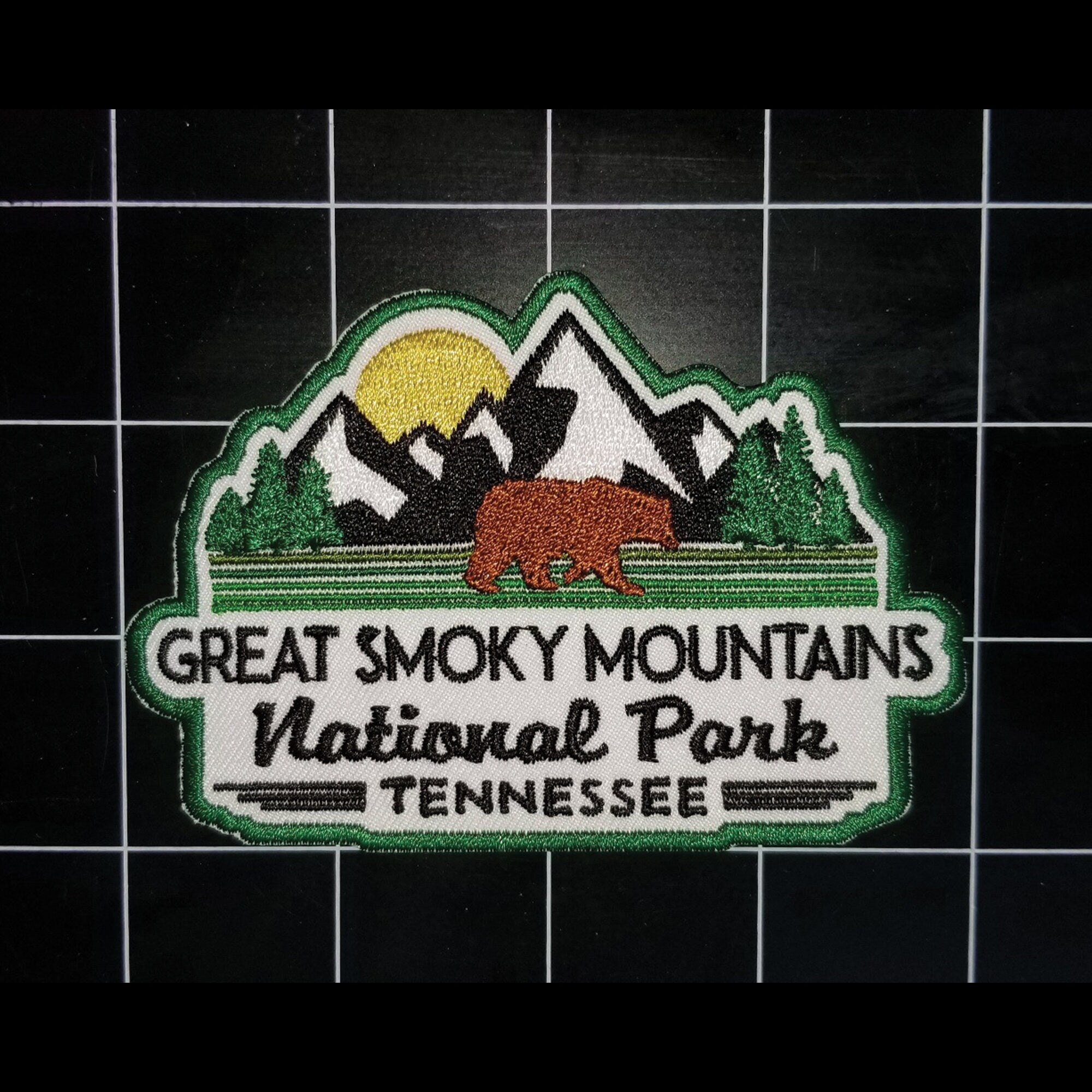 Great Smoky Mountains National Park Patch 4" x 2.75" Embroidered Tennessee NEW