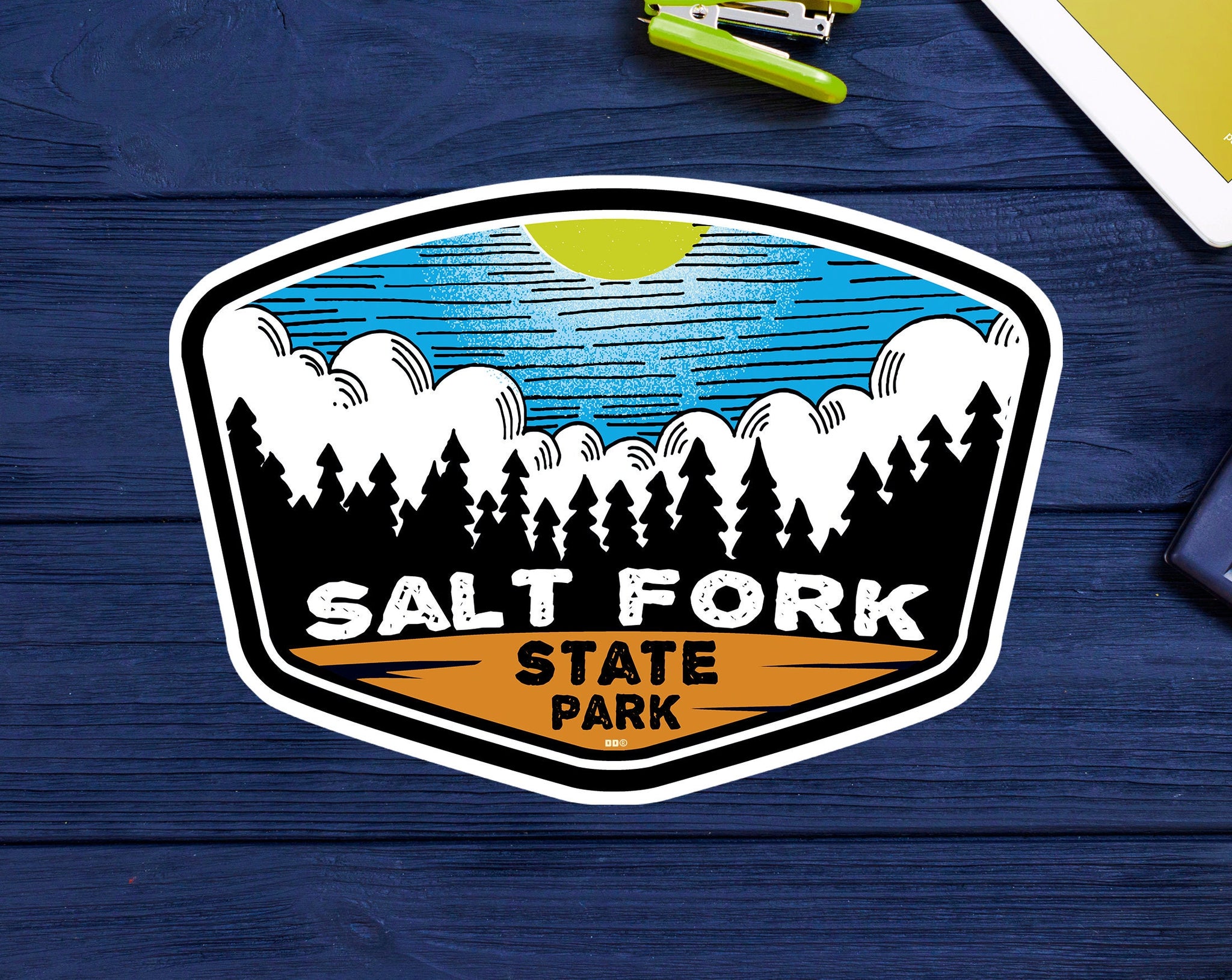 Salt Fork State Park Decal 3.75" Sticker Ohio Vinyl Indoor Or Outdoor
