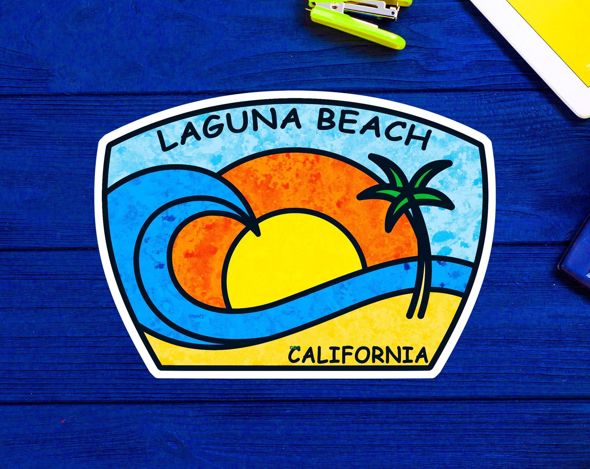 Laguna Beach California Decal Sticker 3.75" Los Angeles Pacific Ocean Surfing