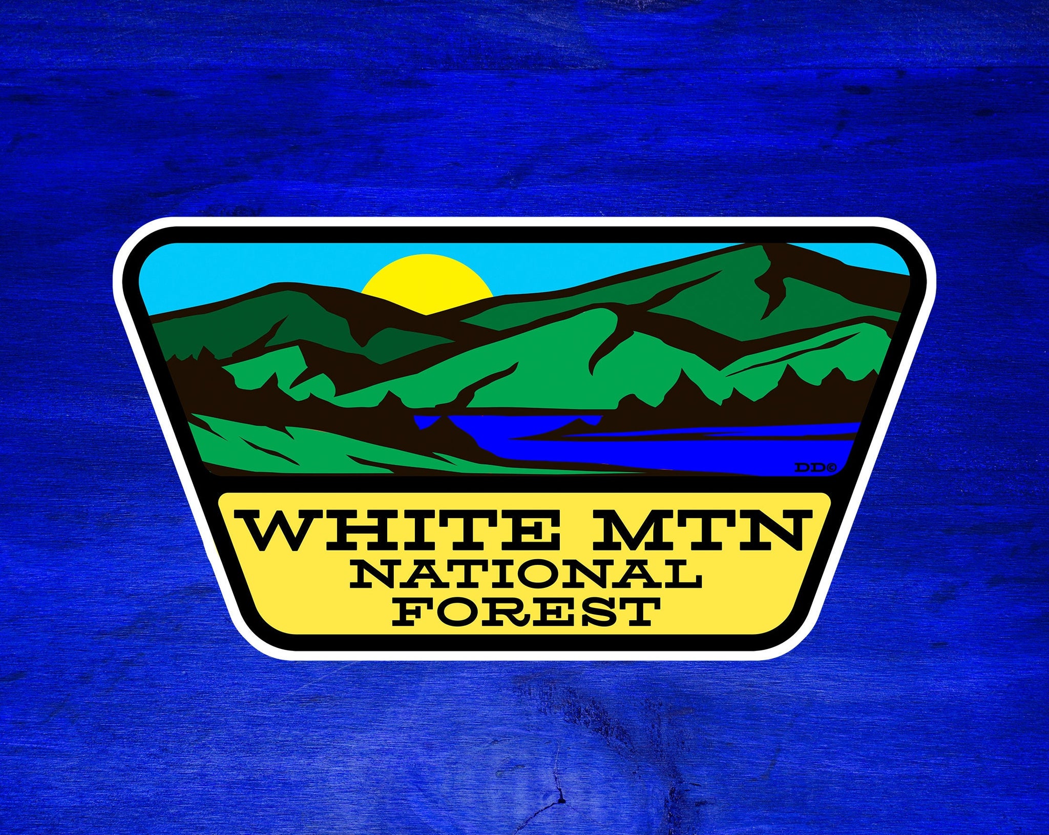 White Mountain National Forest Decal Sticker 4"  New Hampshire Sign
